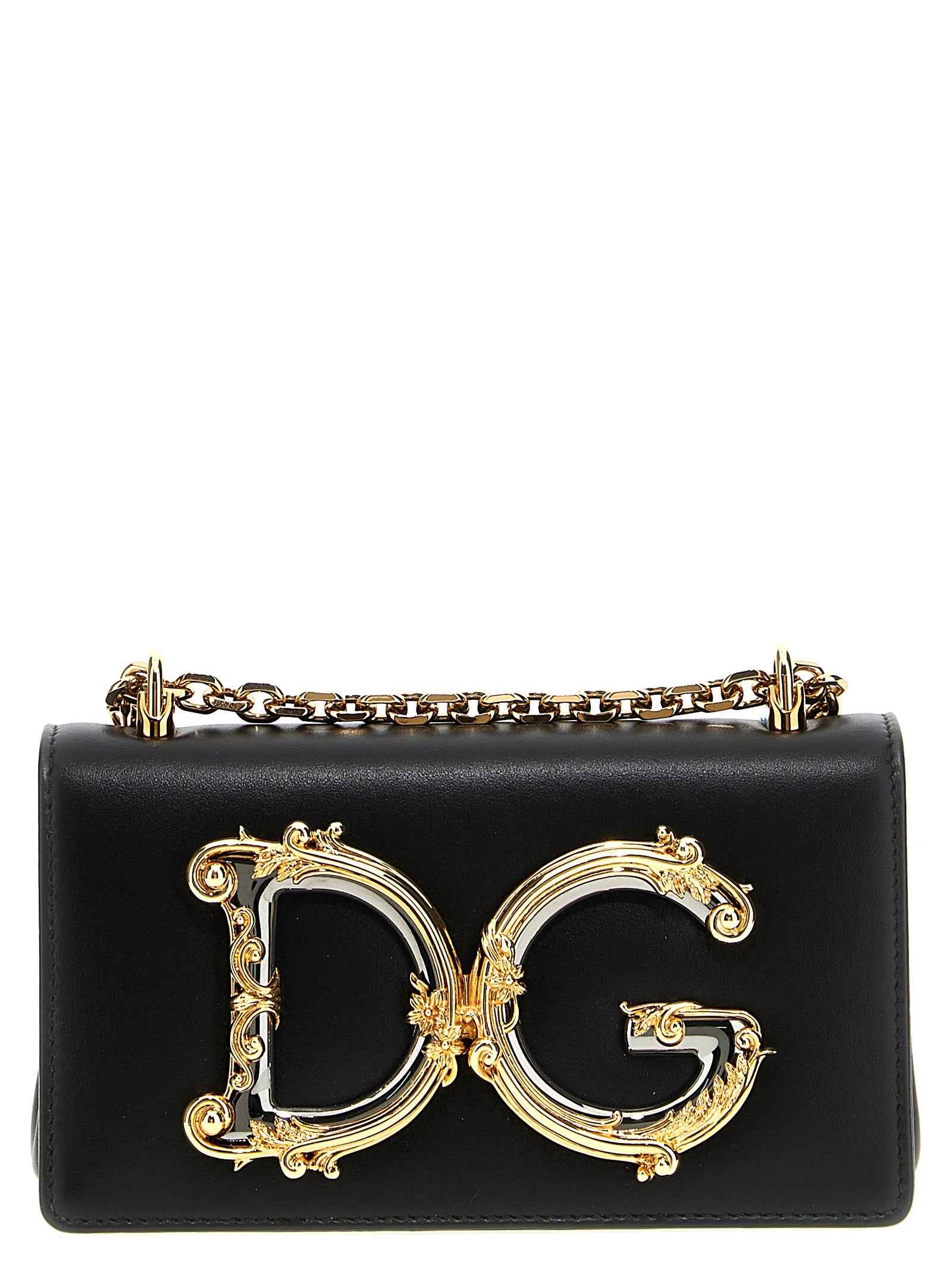 Dolce & Gabbana Black Calfskin Crossbody Bag