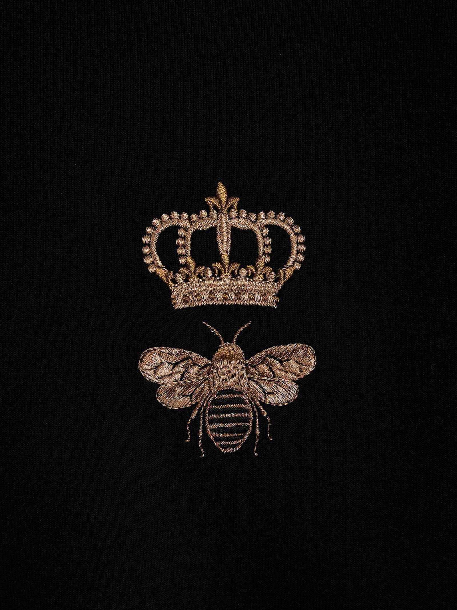 Dolce & Gabbana Black Cotton Sweatshirt