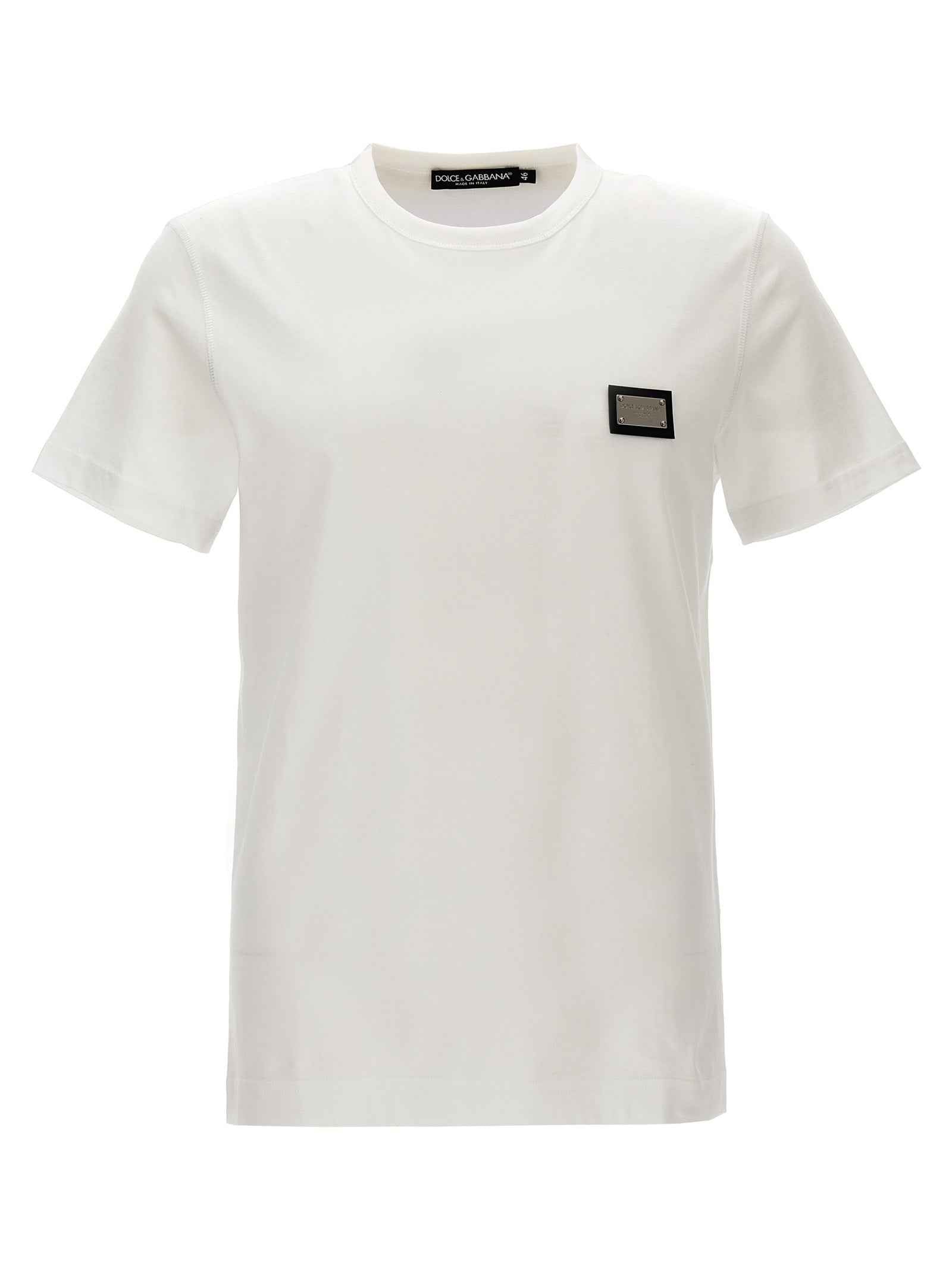 Dolce & Gabbana White Cotton T-Shirt