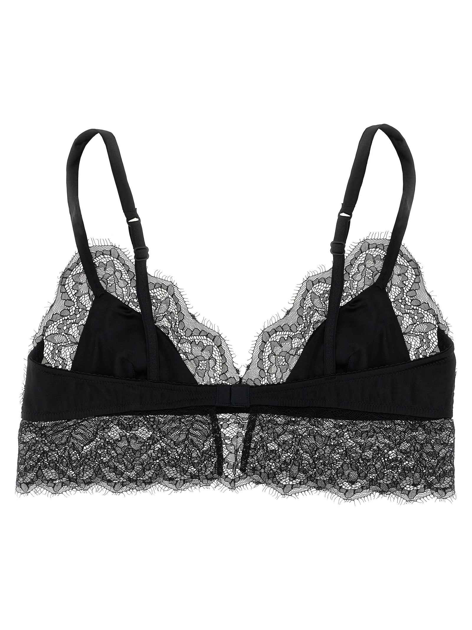 Dolce & Gabbana Black Silk Bra