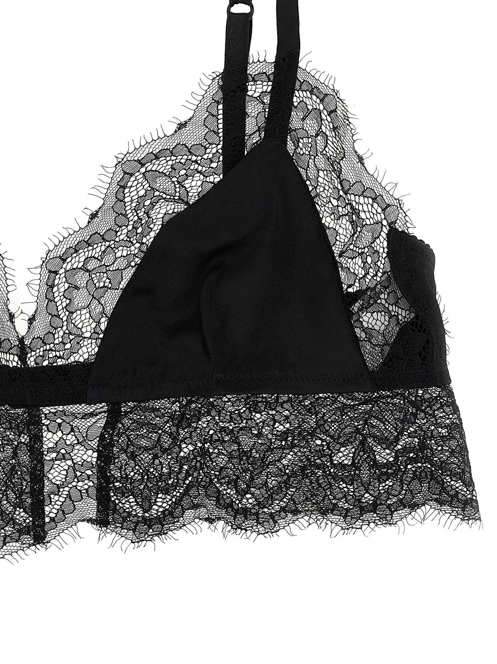Dolce & Gabbana Black Silk Bra