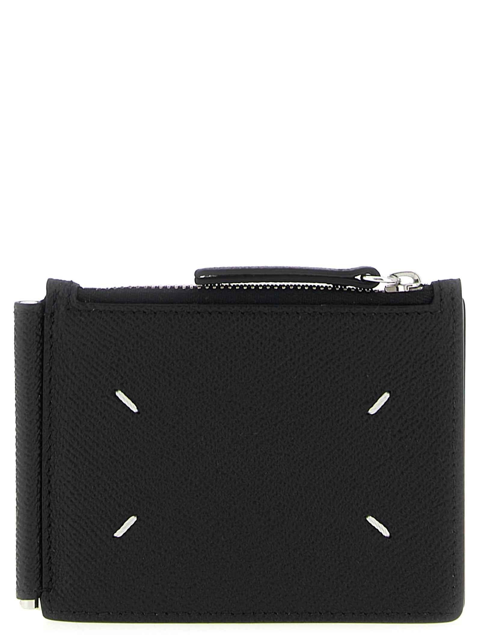 Maison Margiela Black Leather Leather Wallet