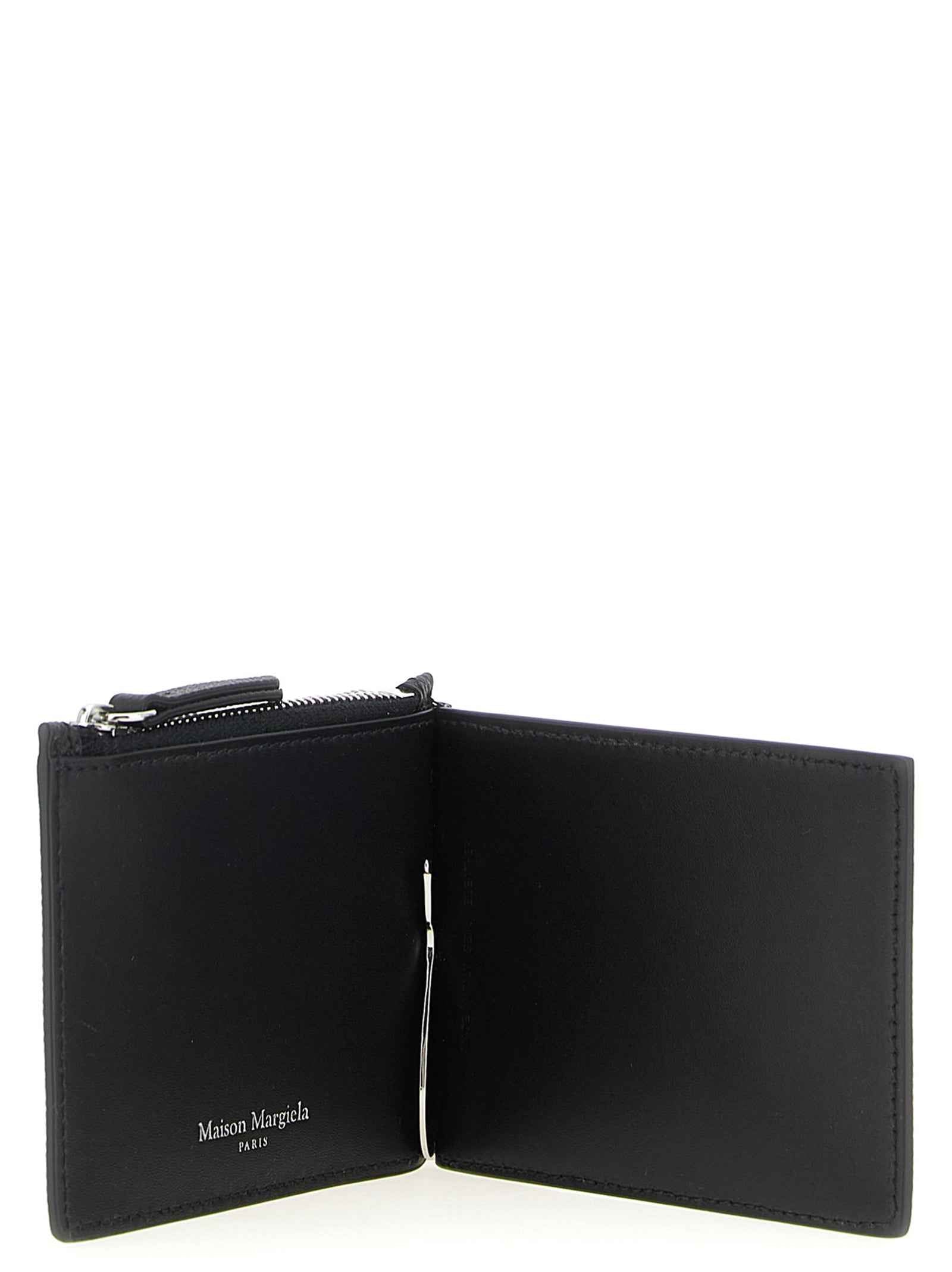 Maison Margiela Black Leather Leather Wallet