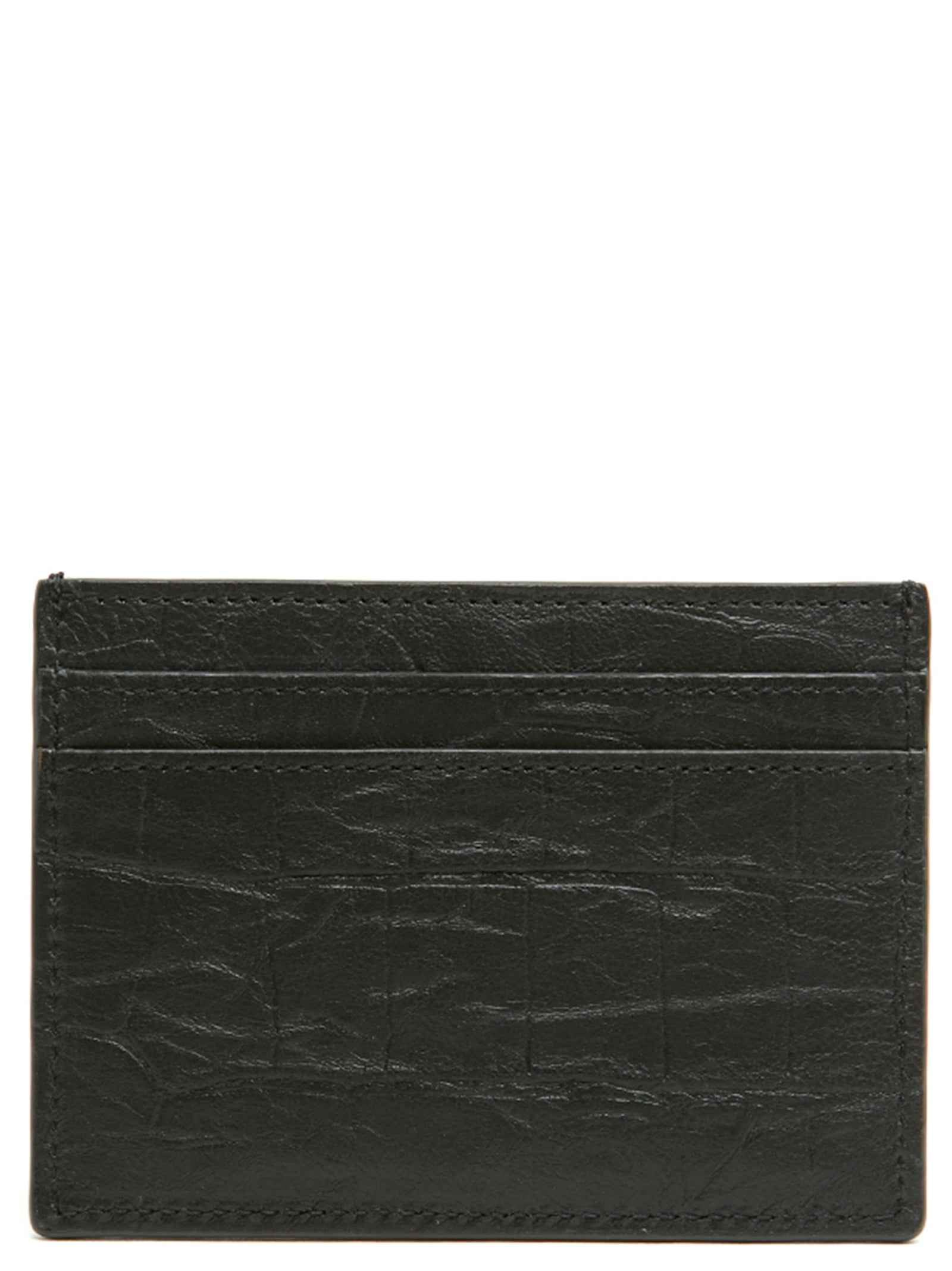Saint Laurent Black Lambskin Cardholder