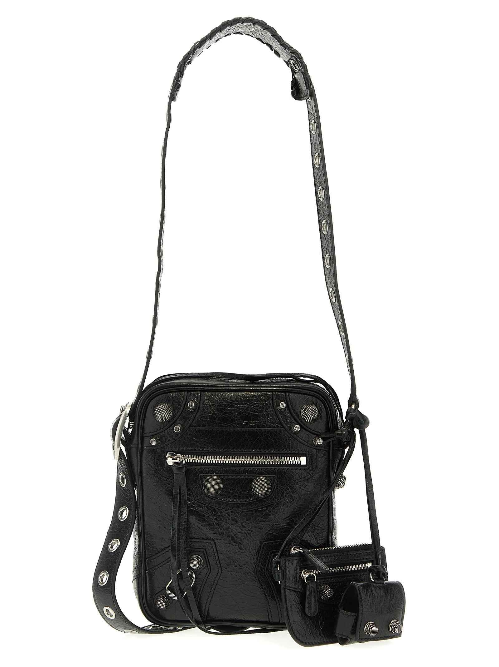 Balenciaga Black Lamb Leather Crossbody Bag
