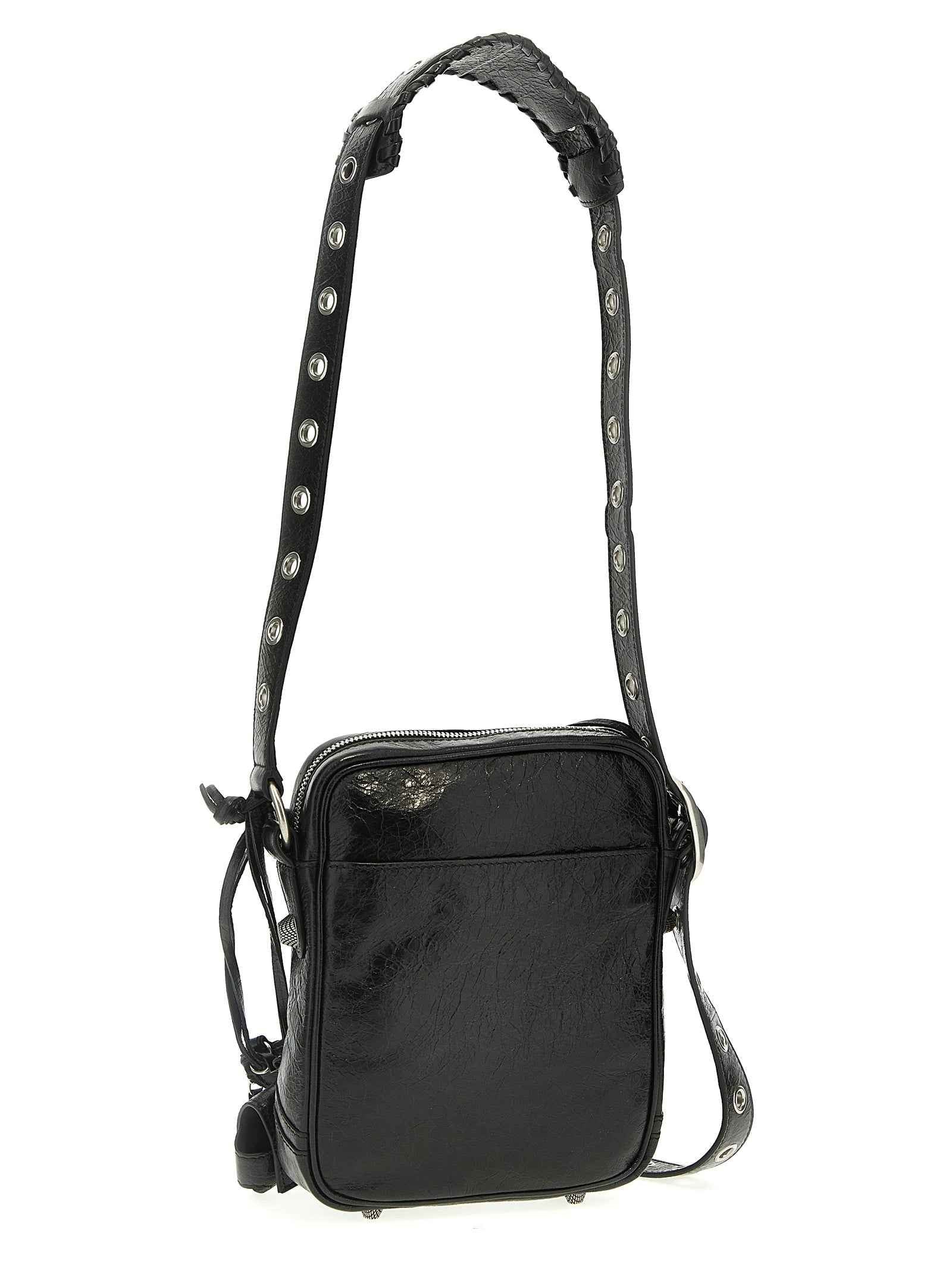 Balenciaga Black Lamb Leather Crossbody Bag