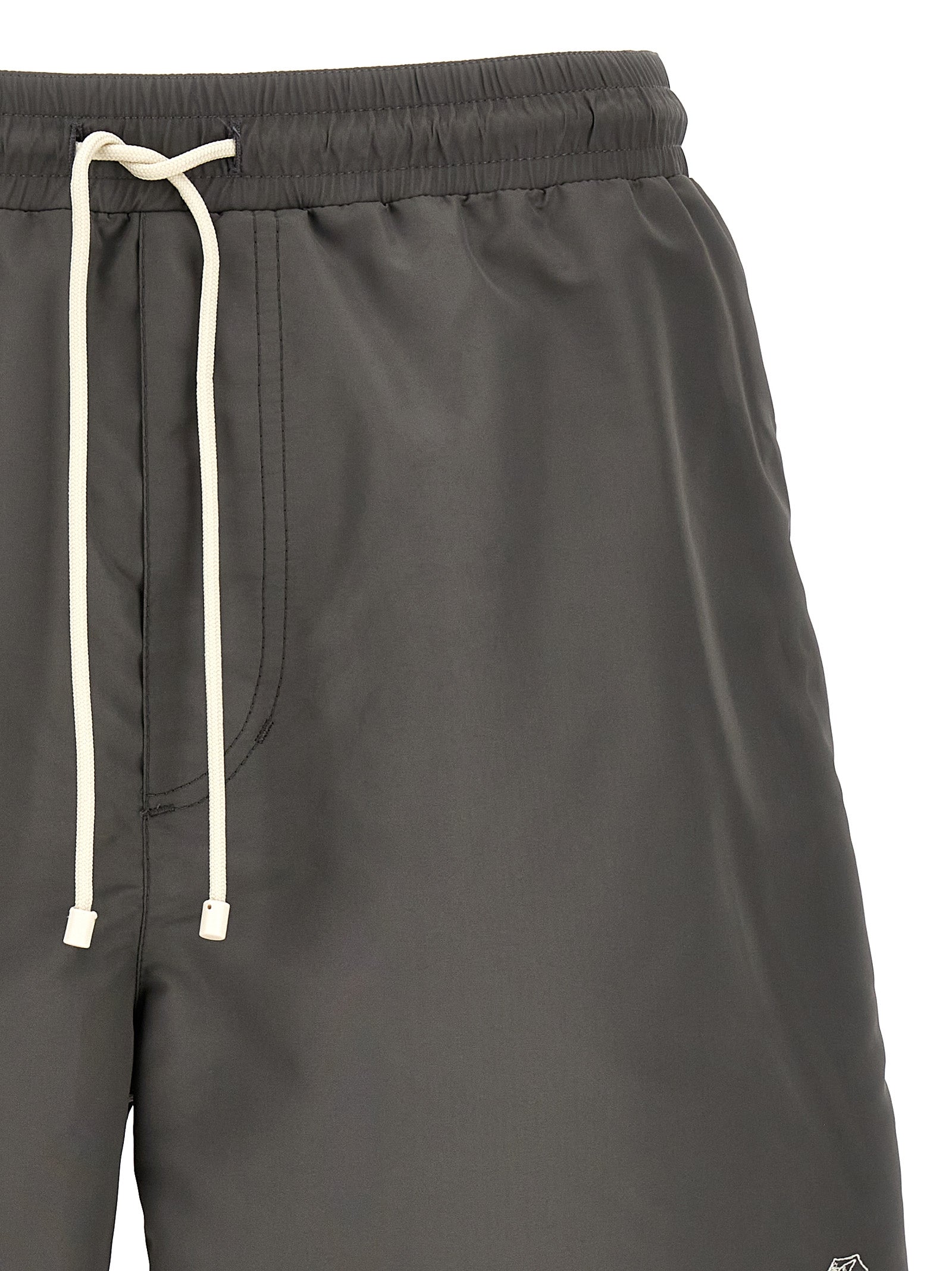 Brunello Cucinelli Gray Polyester Shorts