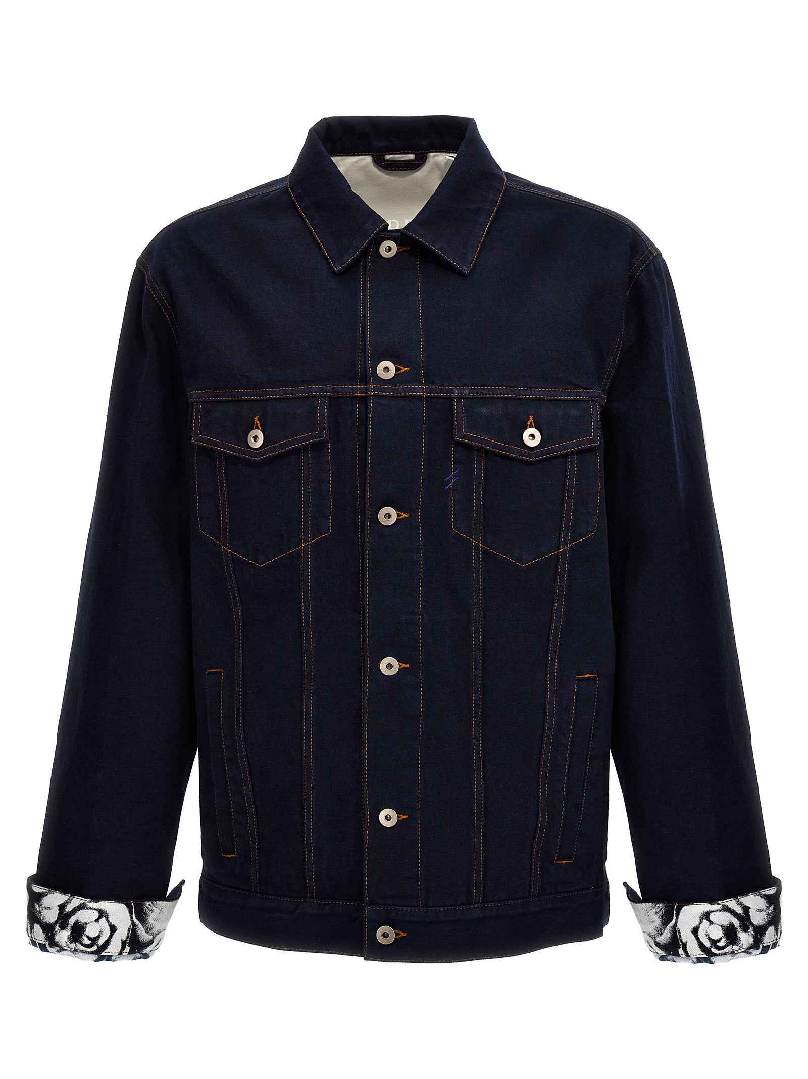 Burberry Blue Cotton Denim Jacket