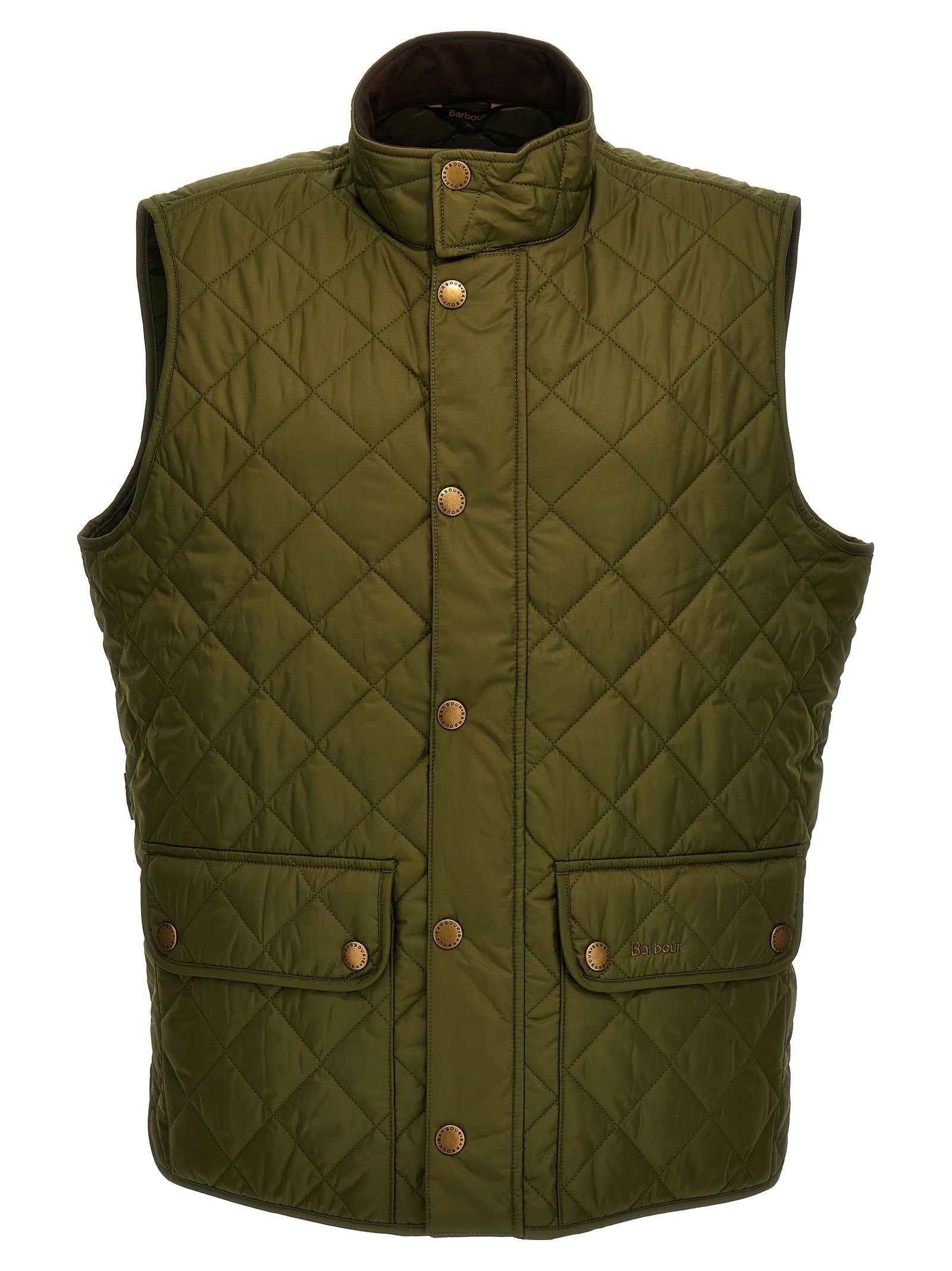 Barbour Bicolor Polyester Sleeveless Jacket