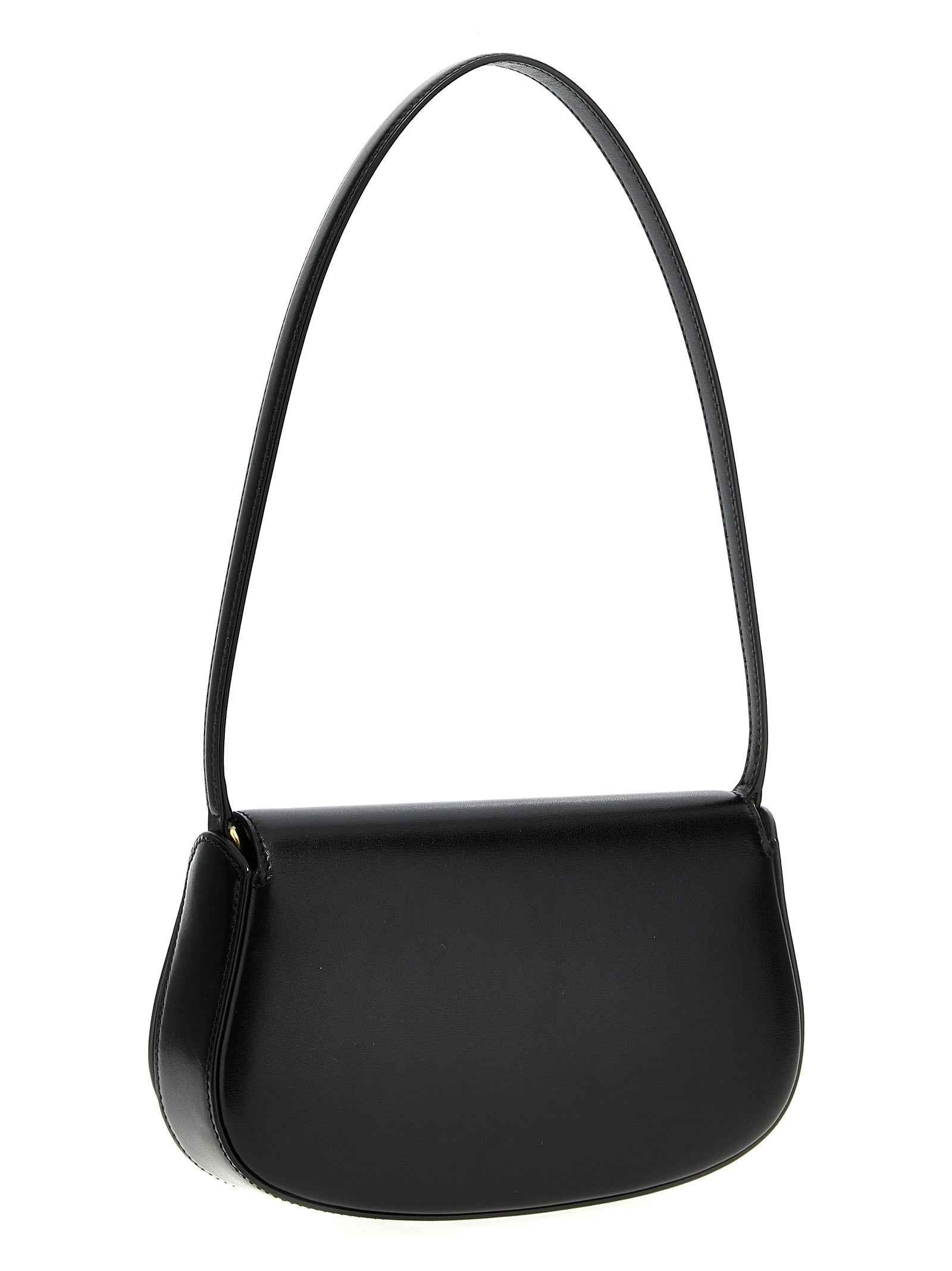 Saint Laurent Black Calfskin Shoulder Bag