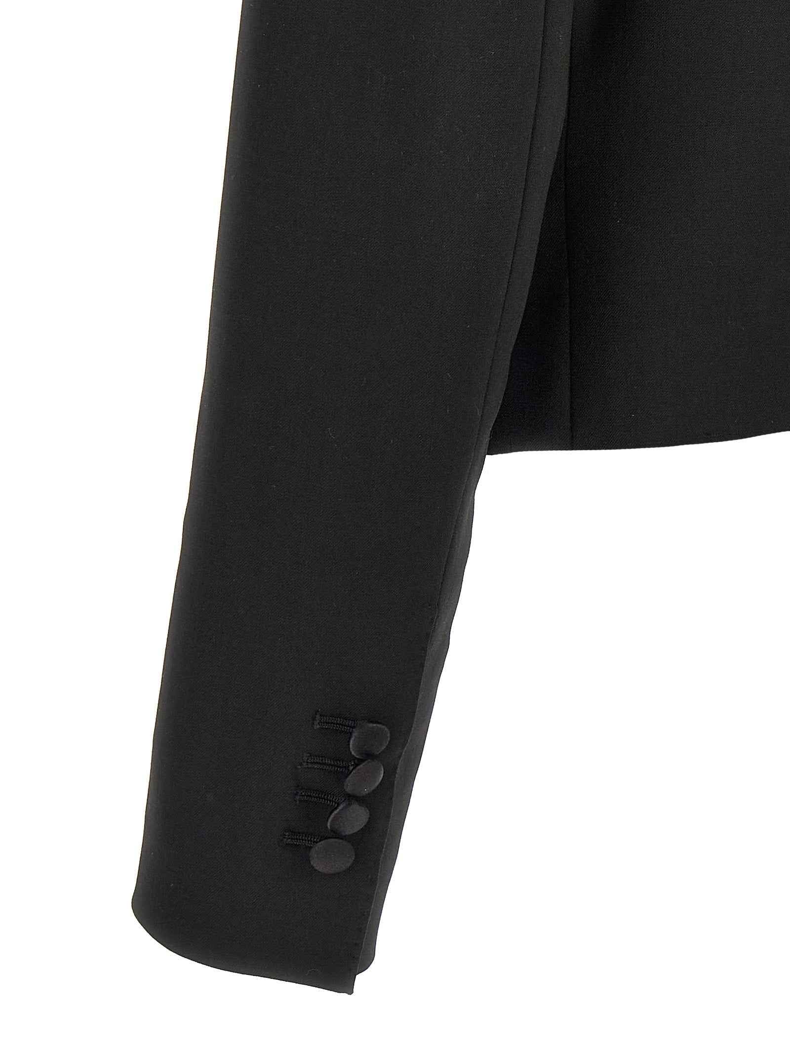 Dolce & Gabbana Black Virgin Wool Blazer