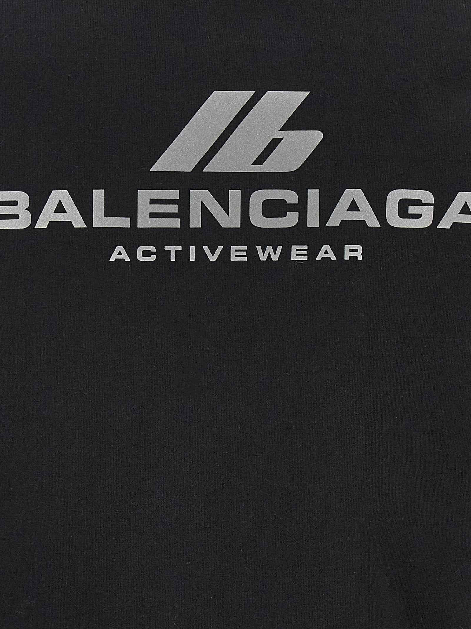 Balenciaga Black Cotton Sweatshirt
