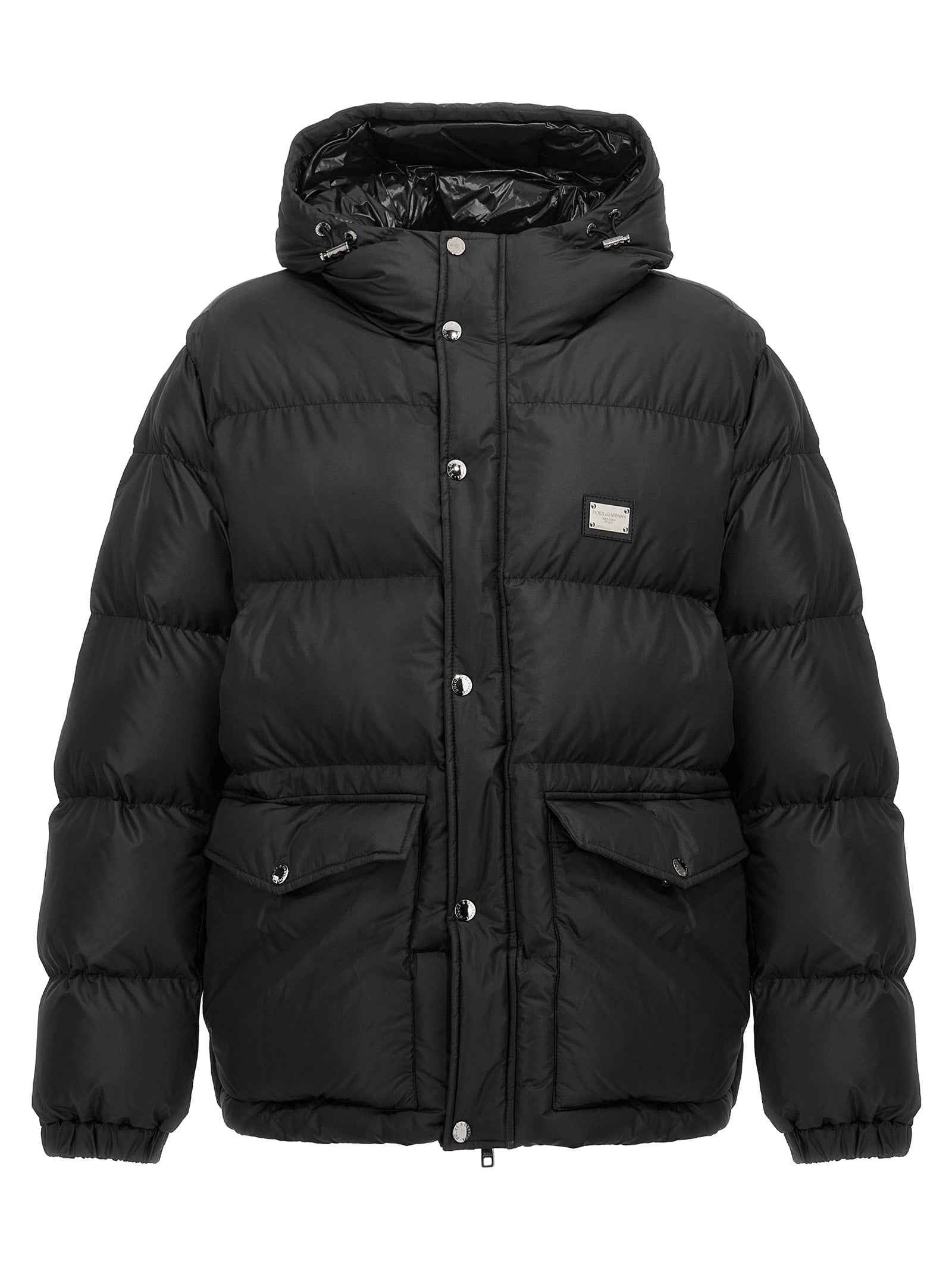 Dolce & Gabbana Black Polyester Jacket