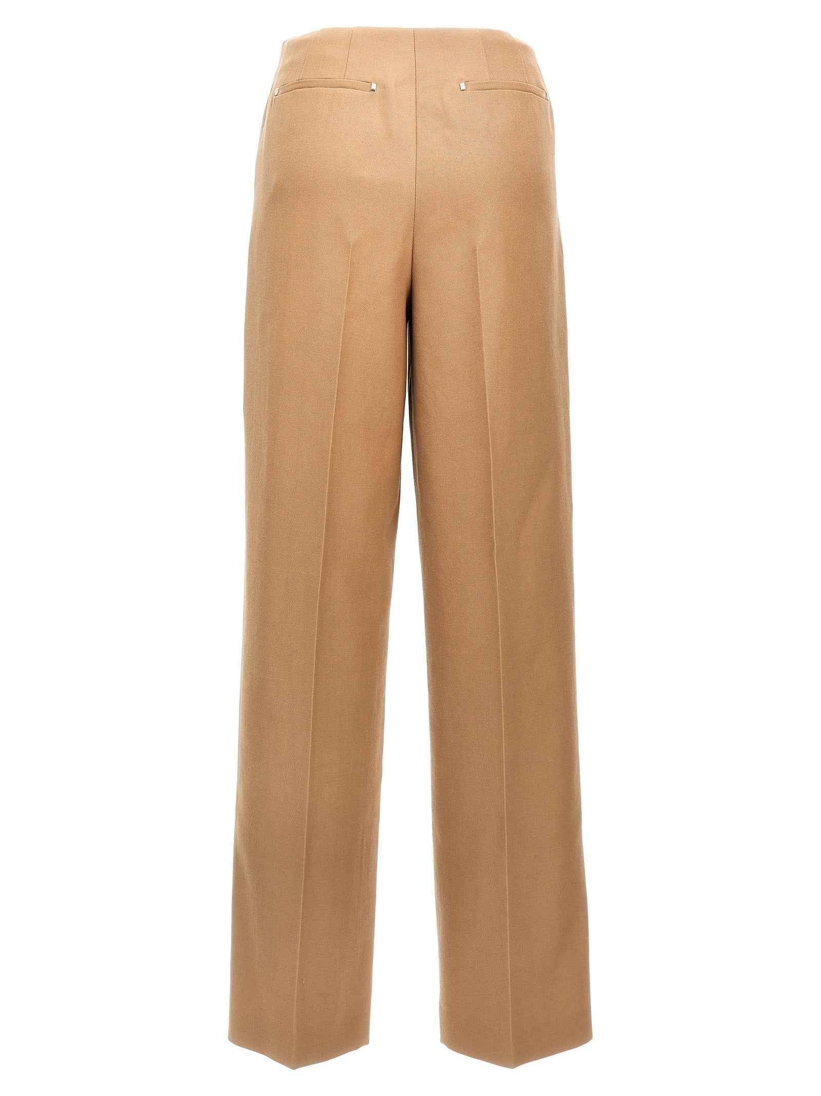 Fendi Beige Wool Dress Pants
