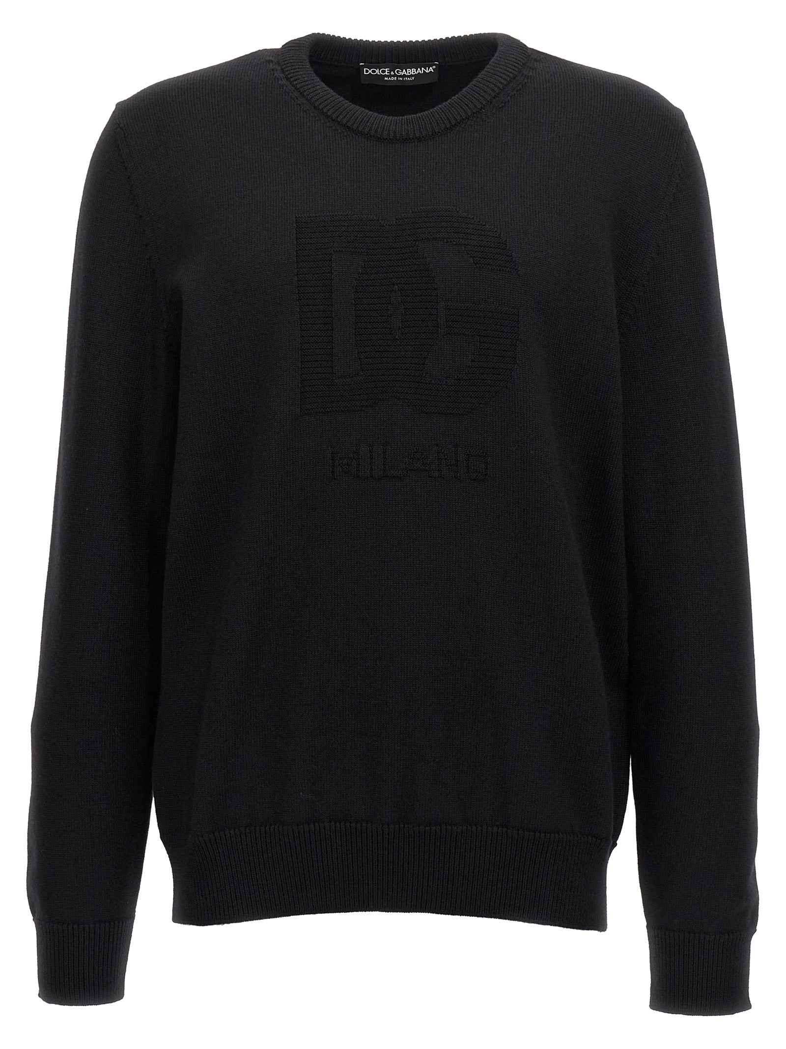 Dolce & Gabbana Black Virgin Wool Cardigan