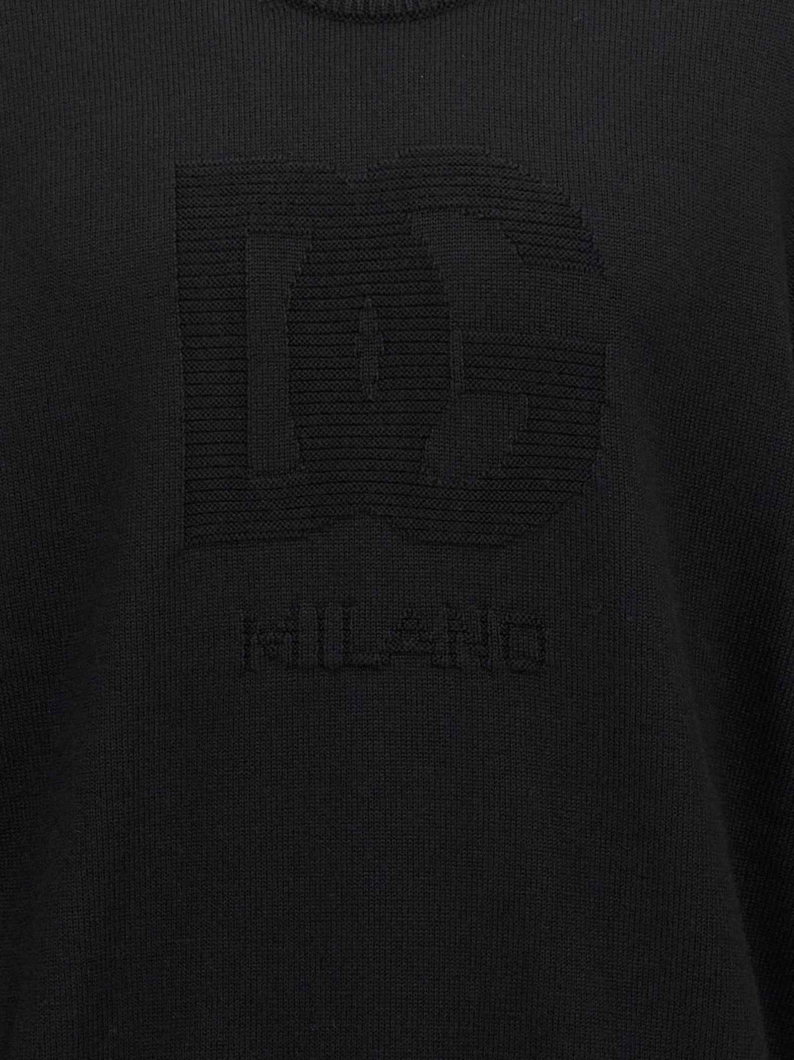 Dolce & Gabbana Black Virgin Wool Cardigan