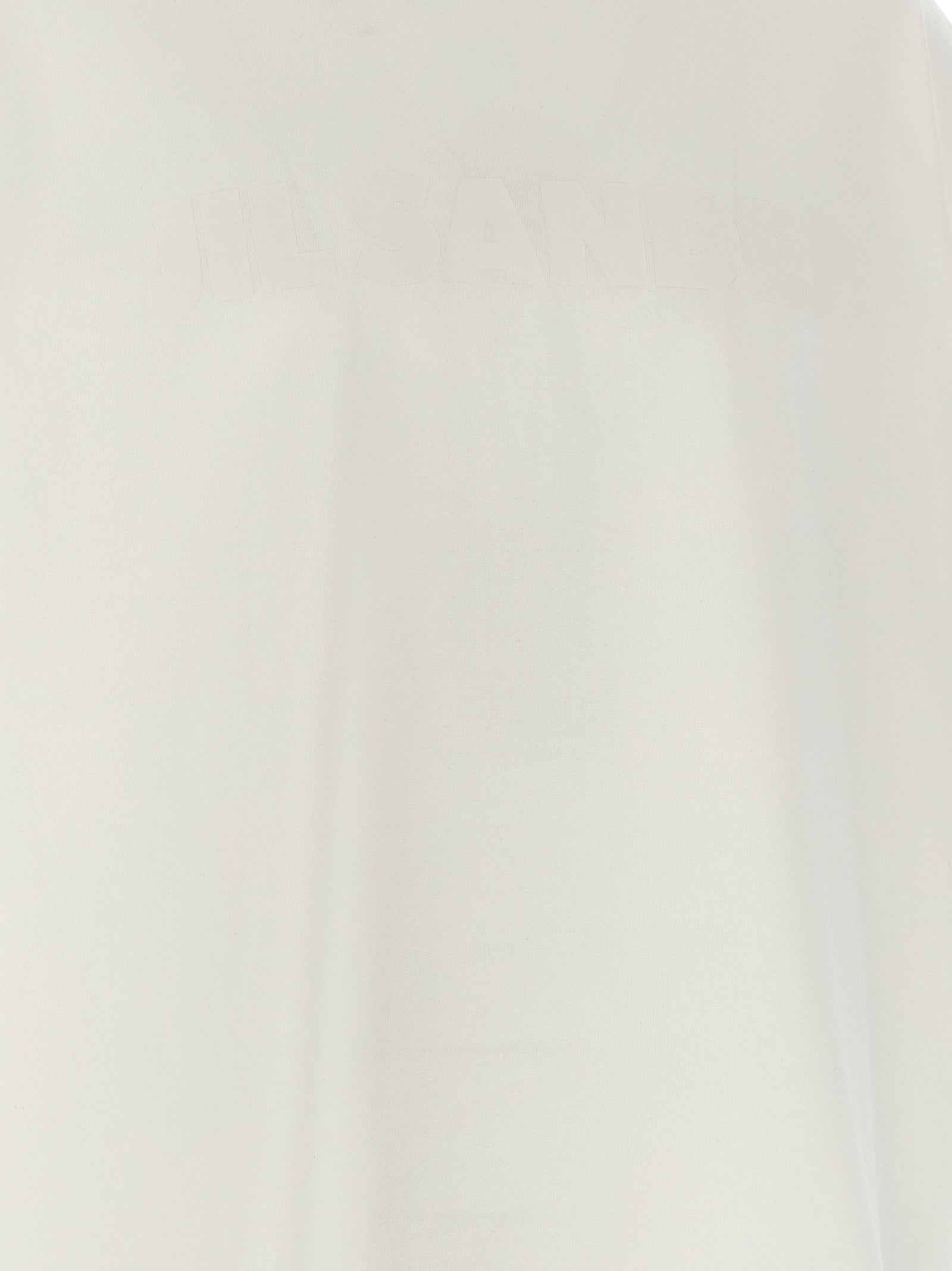 Jil Sander White Cotton T-Shirt