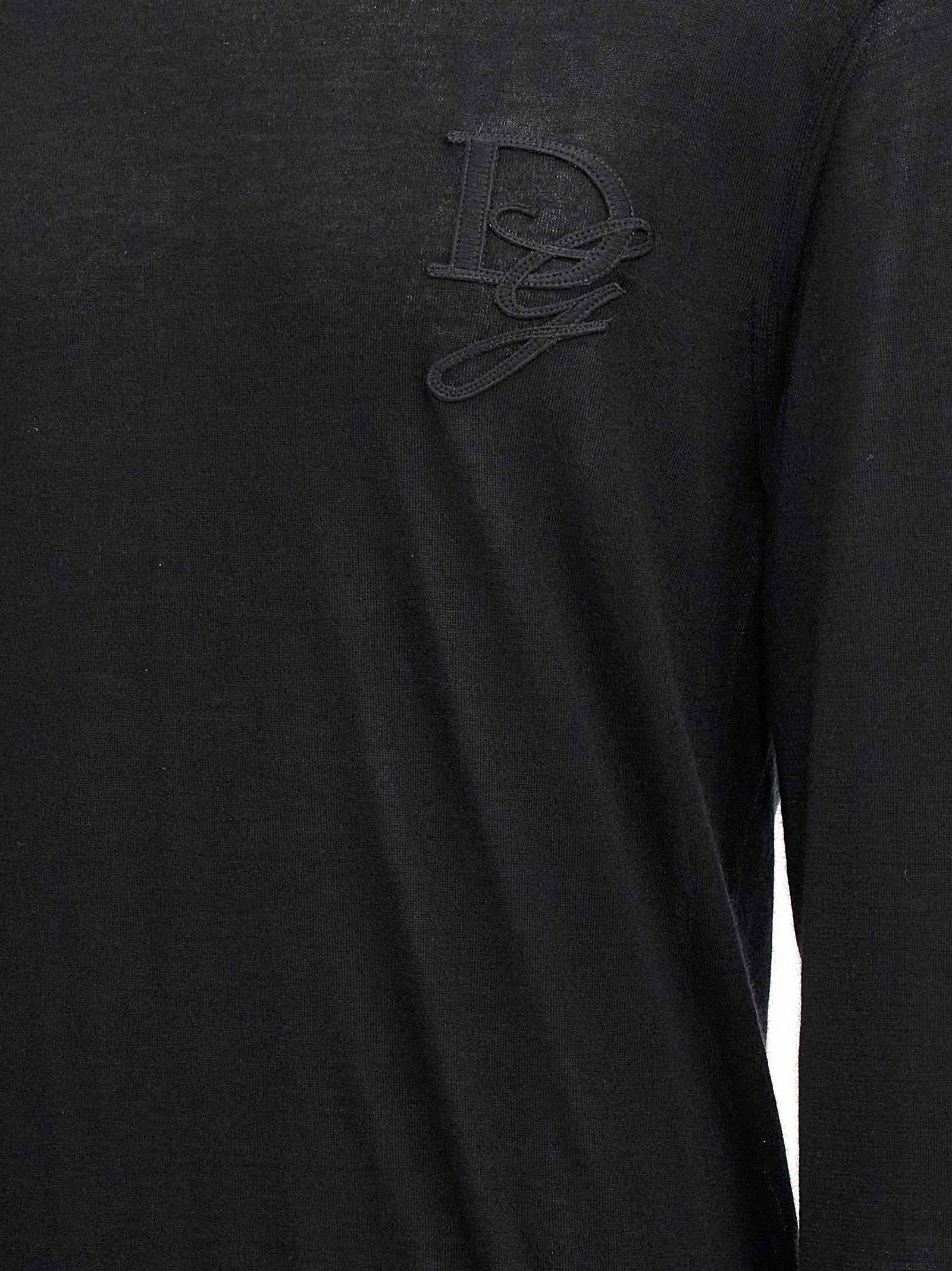 Dolce & Gabbana Black Cashmere Cardigan