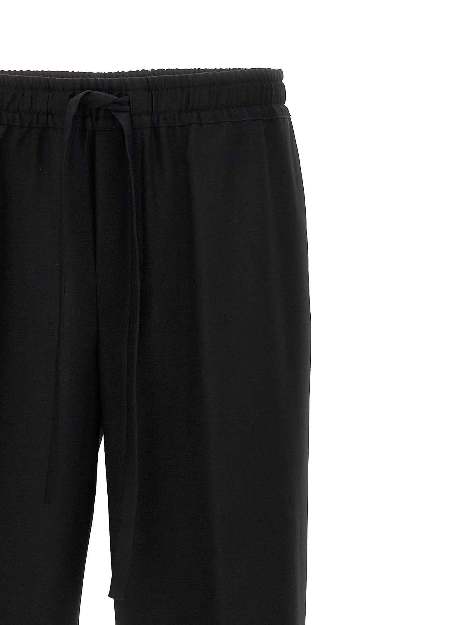 Dolce & Gabbana Black Virgin Wool Casual Pants