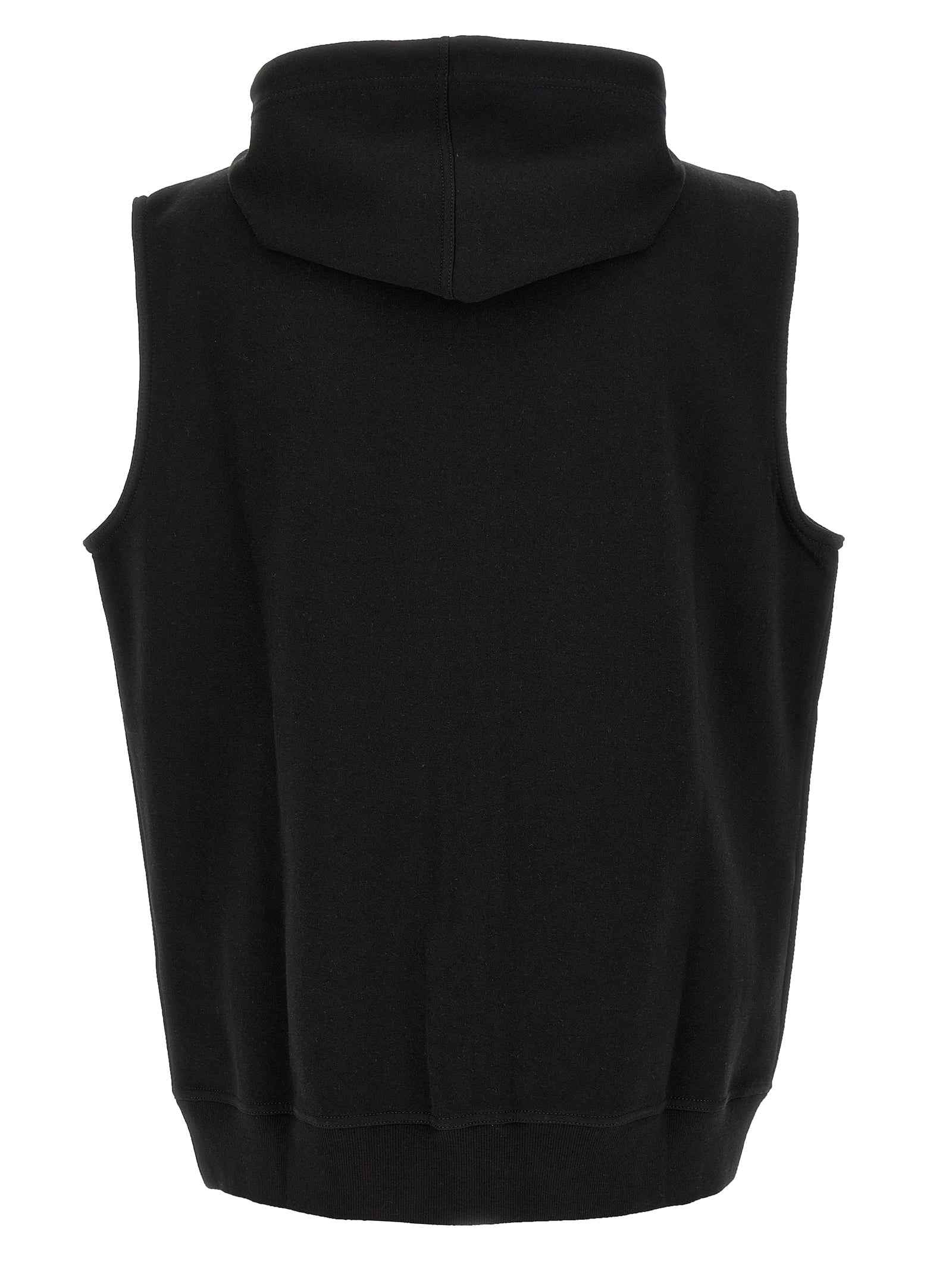 Brunello Cucinelli Black Cotton Sleeveless Jacket
