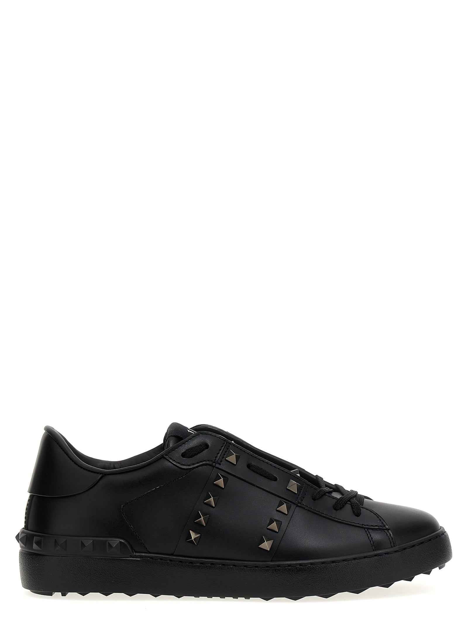 Valentino Garavani Black Calfskin Low Top Sneakers