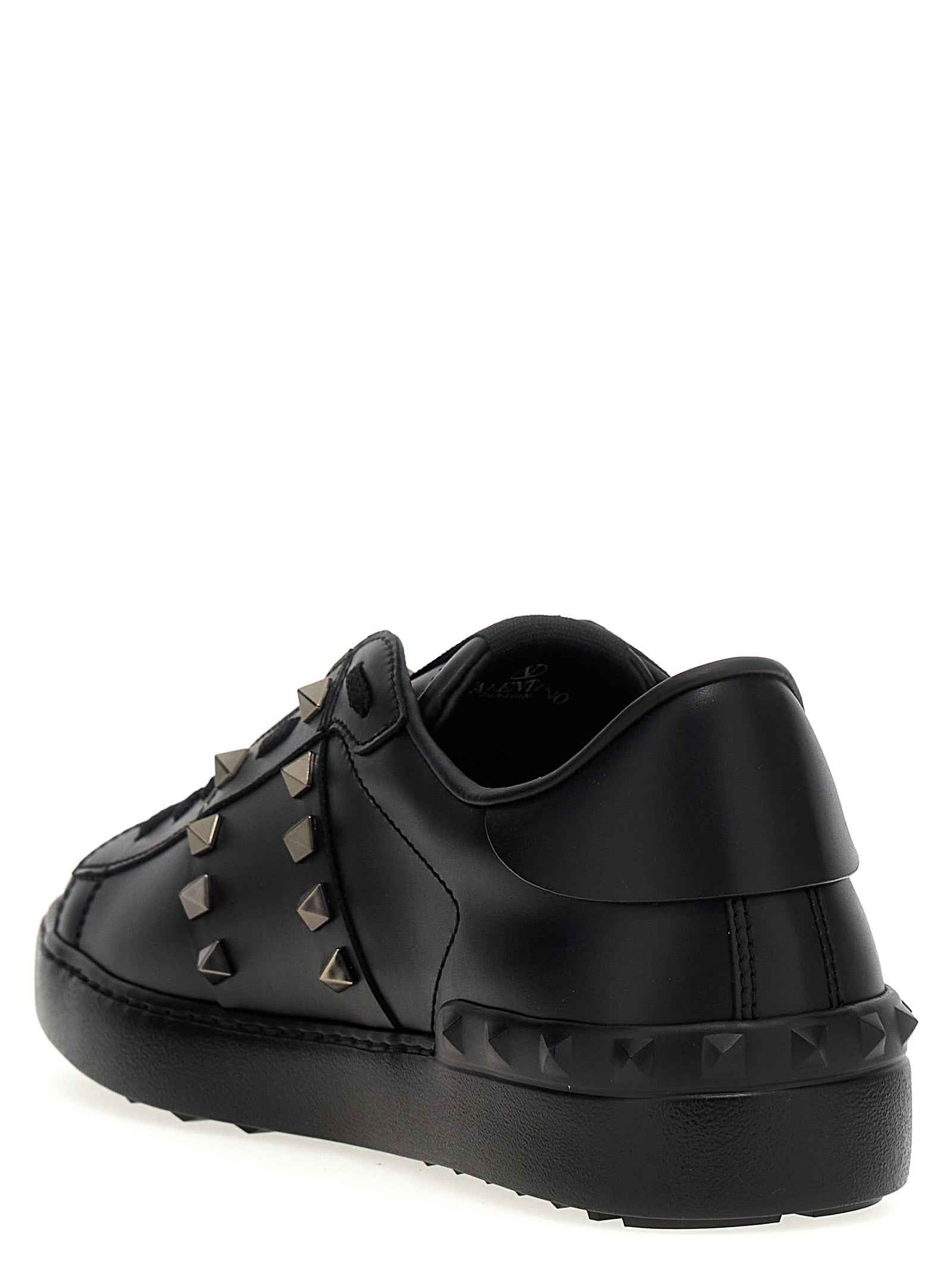 Valentino Garavani Black Calfskin Low Top Sneakers