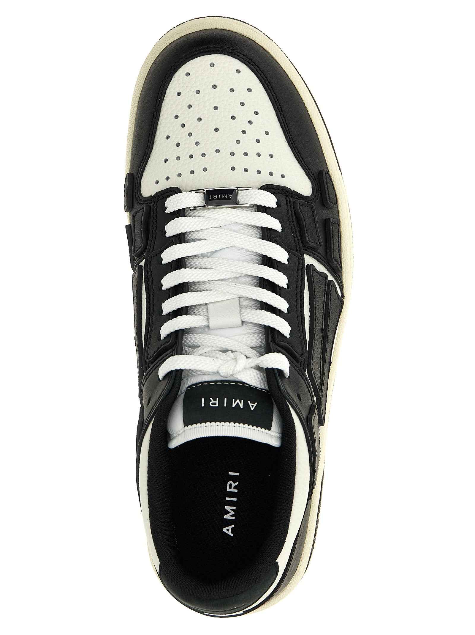Amiri Bicolor Cowhide Low Top Sneakers