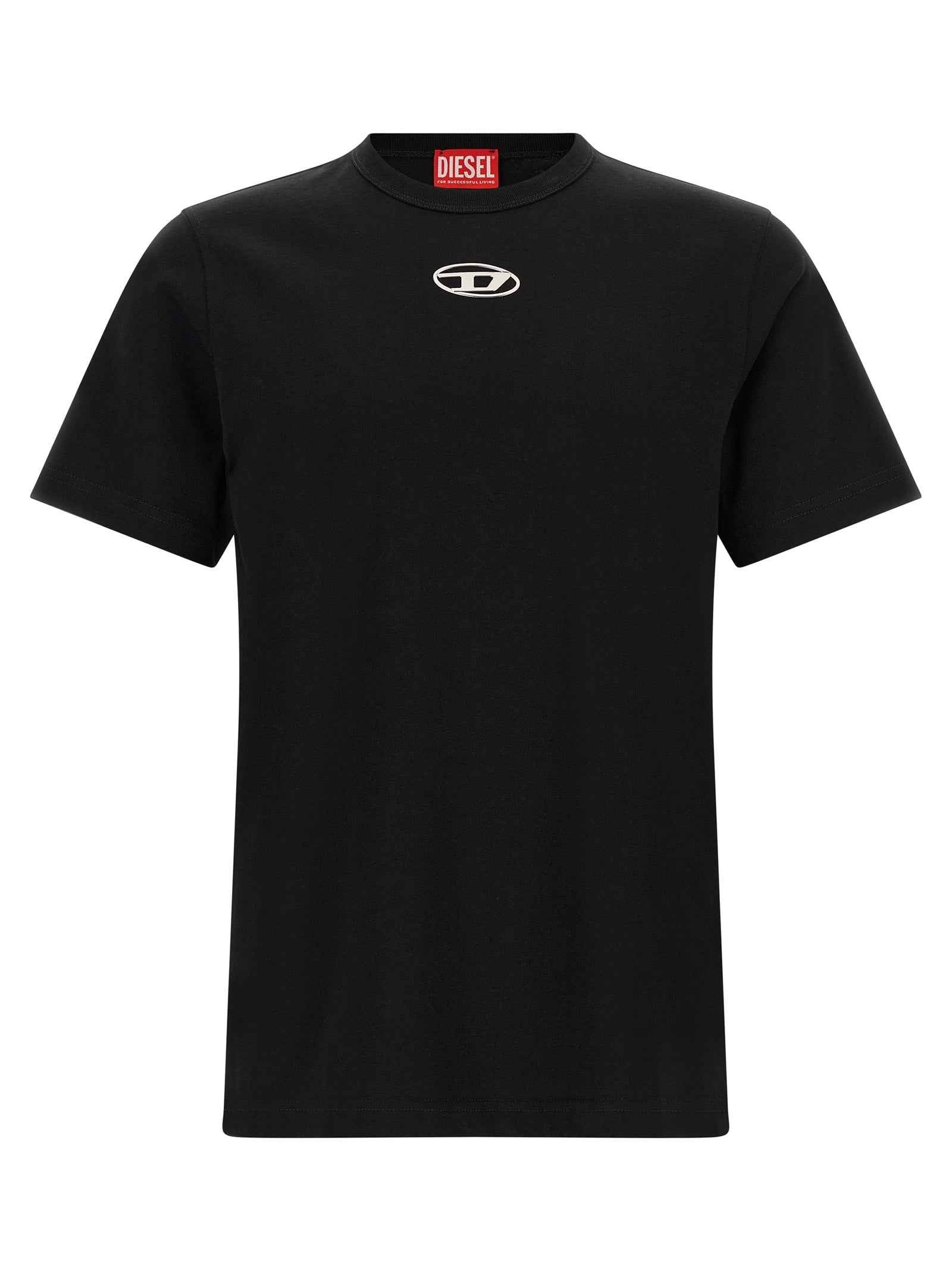 Diesel Black Cotton T-Shirt