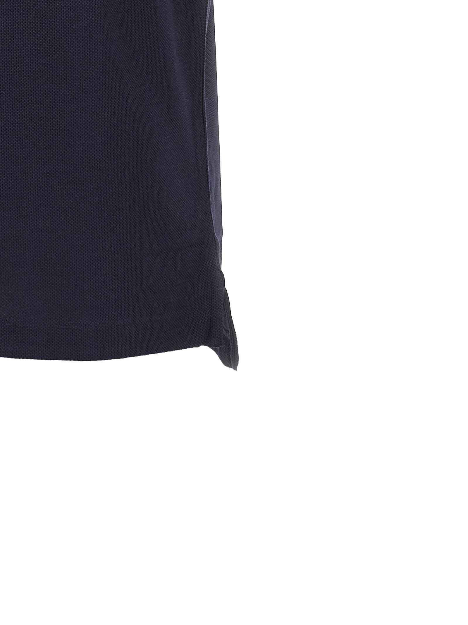 Burberry Blue Cotton Polo Shirt