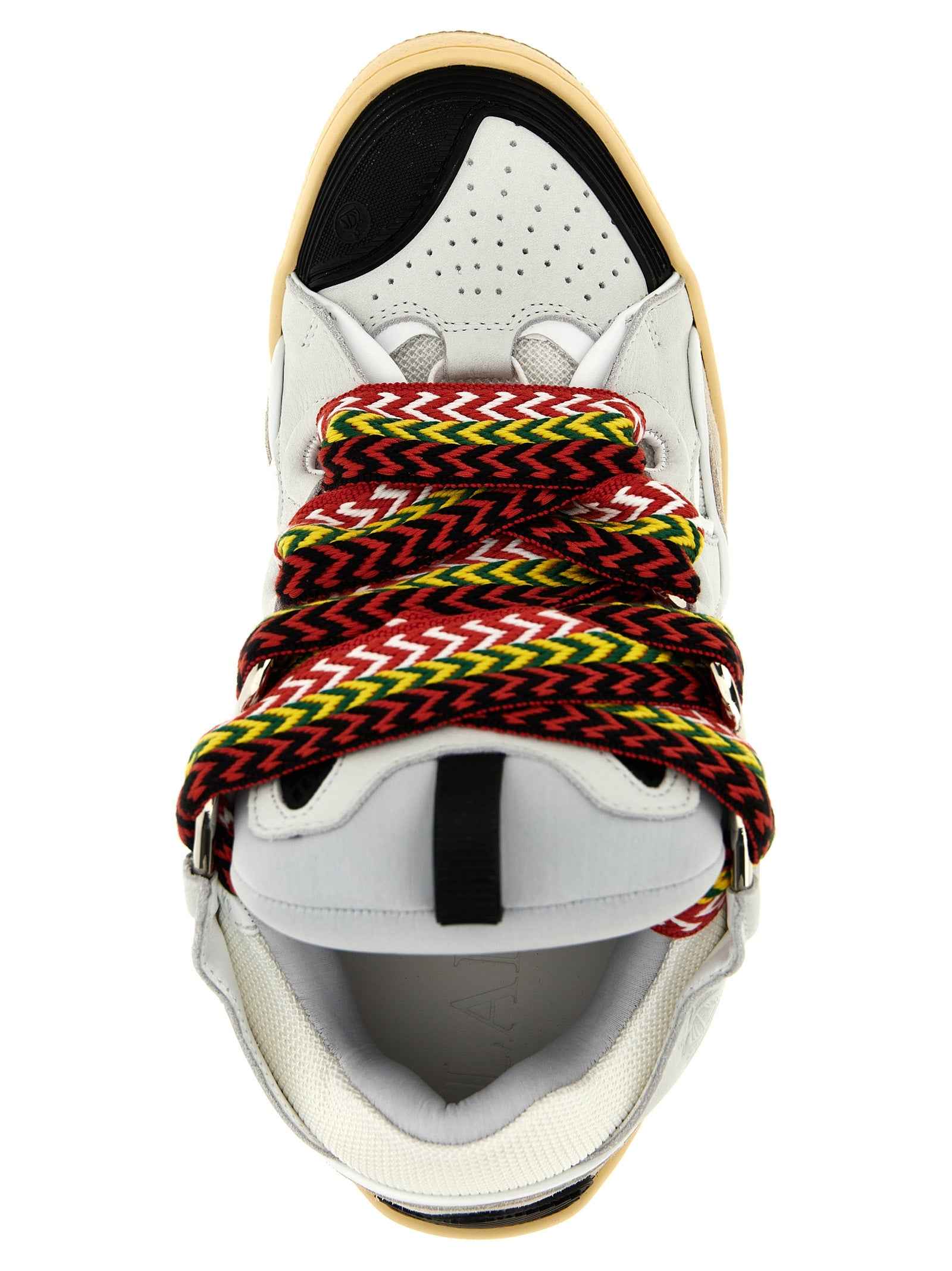 Lanvin Gray Calfskin Chunky Sneakers