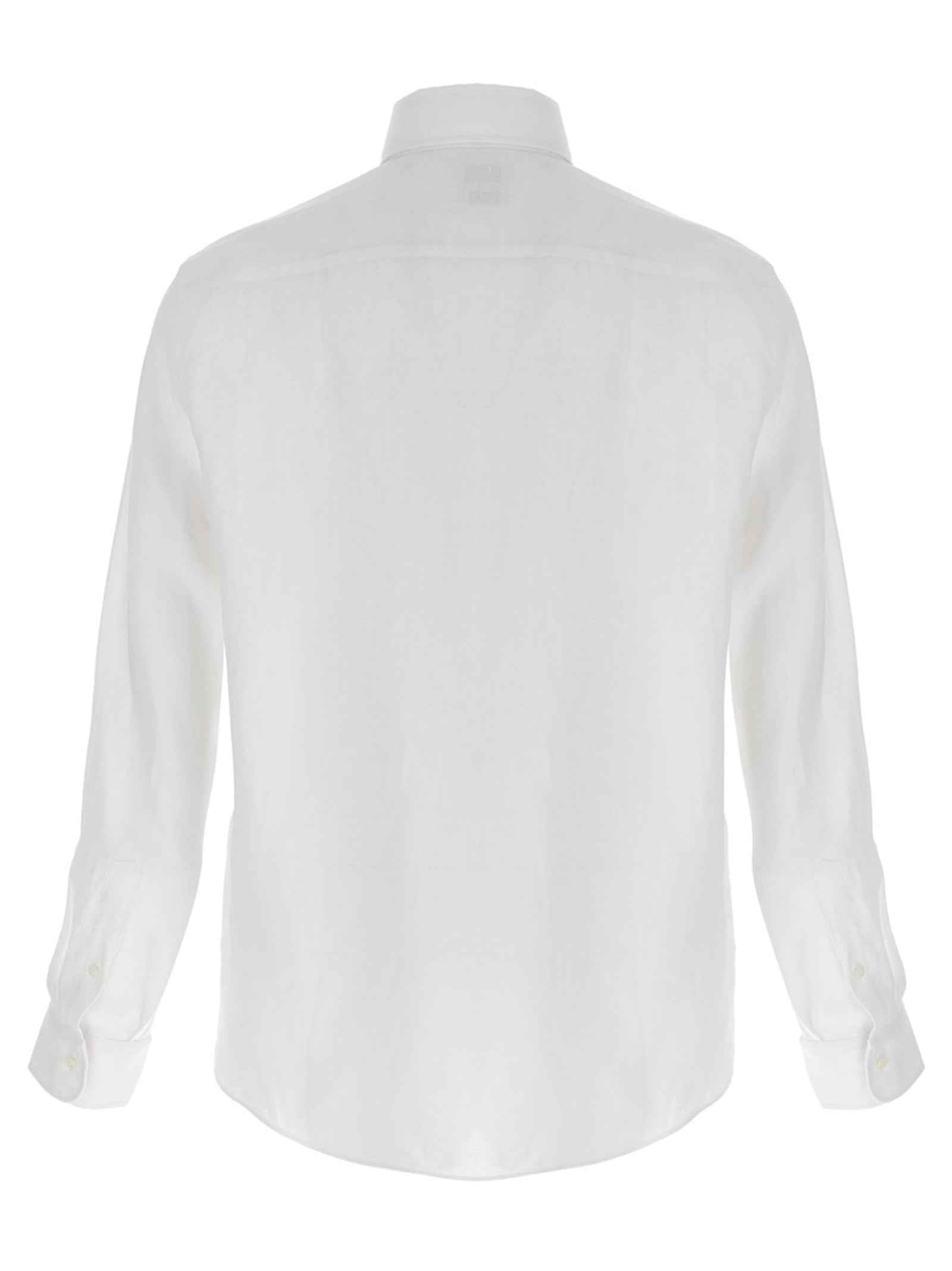 Brunello Cucinelli White Linen Blouse