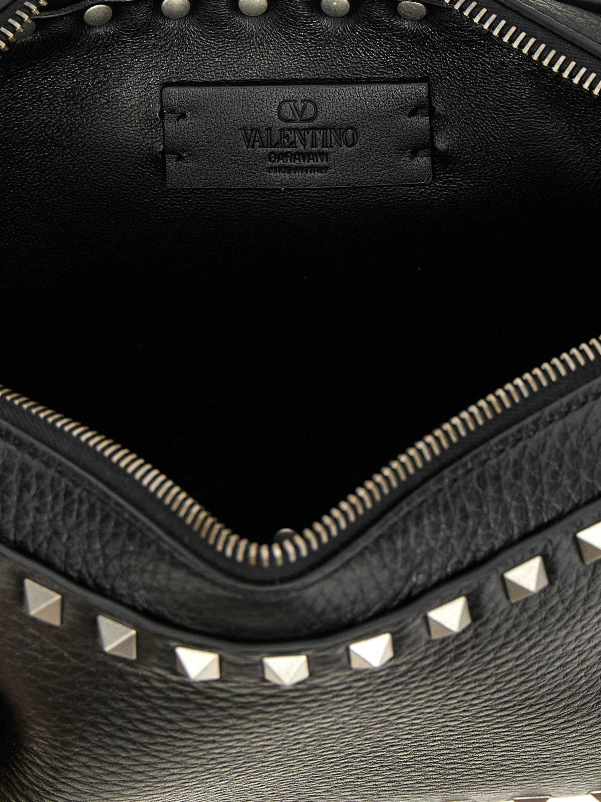 Valentino Garavani Black Calfskin Crossbody Bag