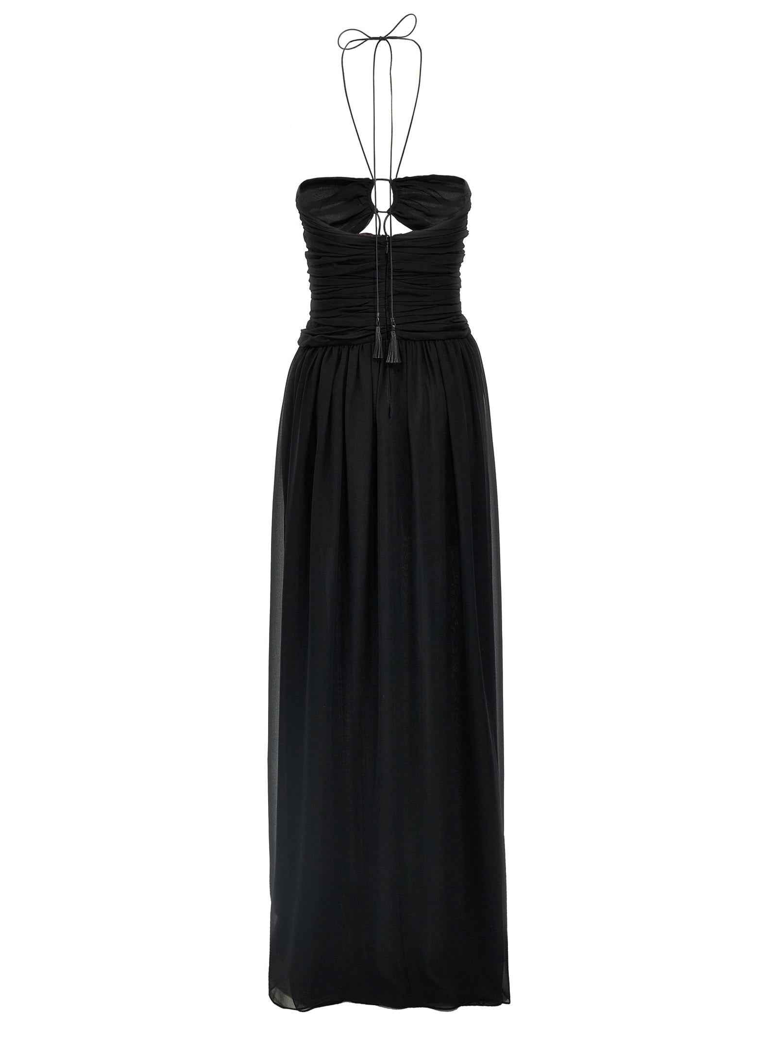 Tom Ford Black Silk Long Dress