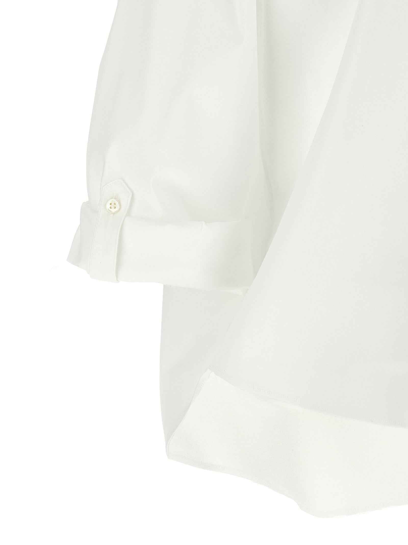 Brunello Cucinelli White Cotton Blouse
