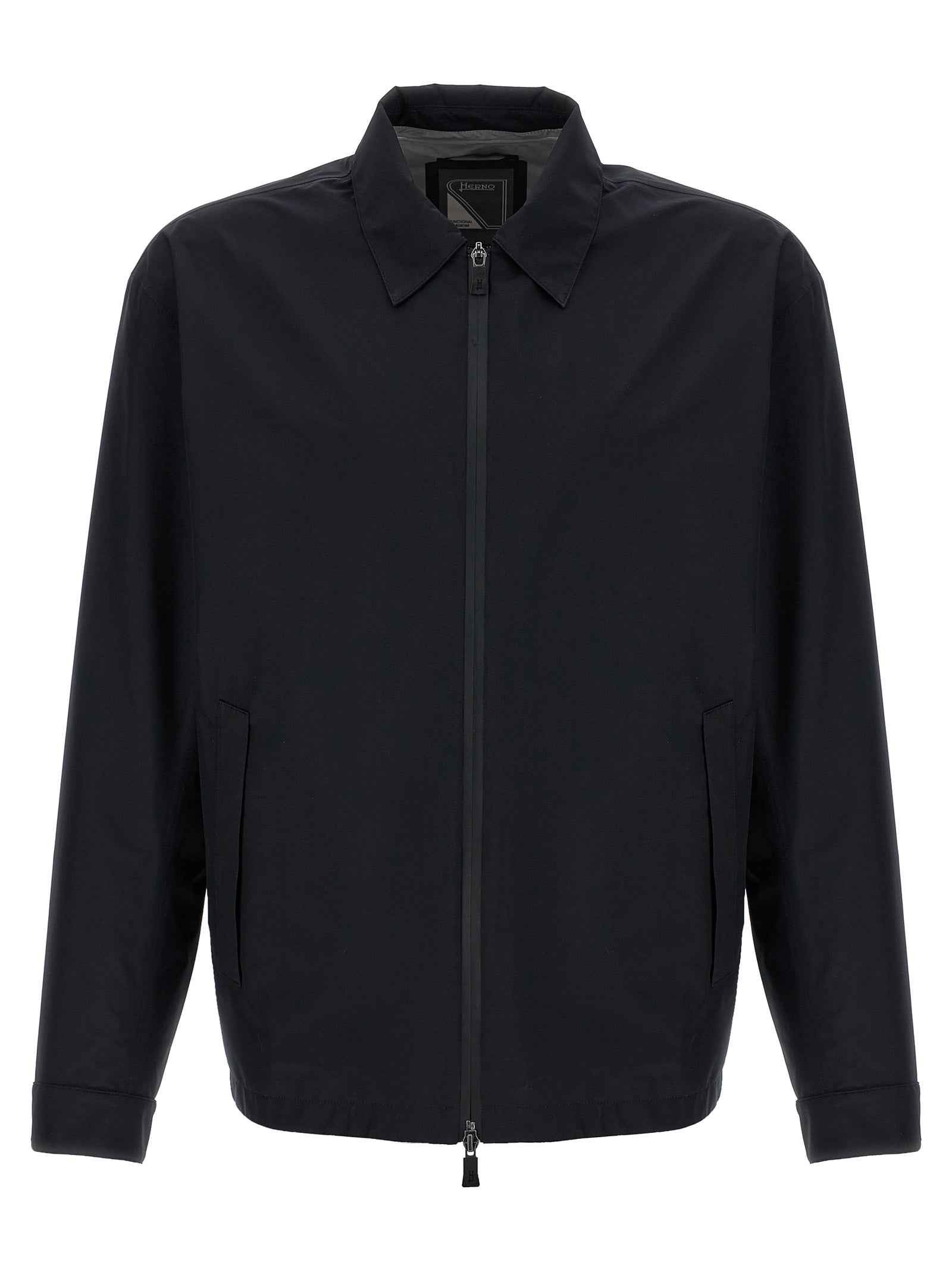 Herno Black Polyester Shell Jacket