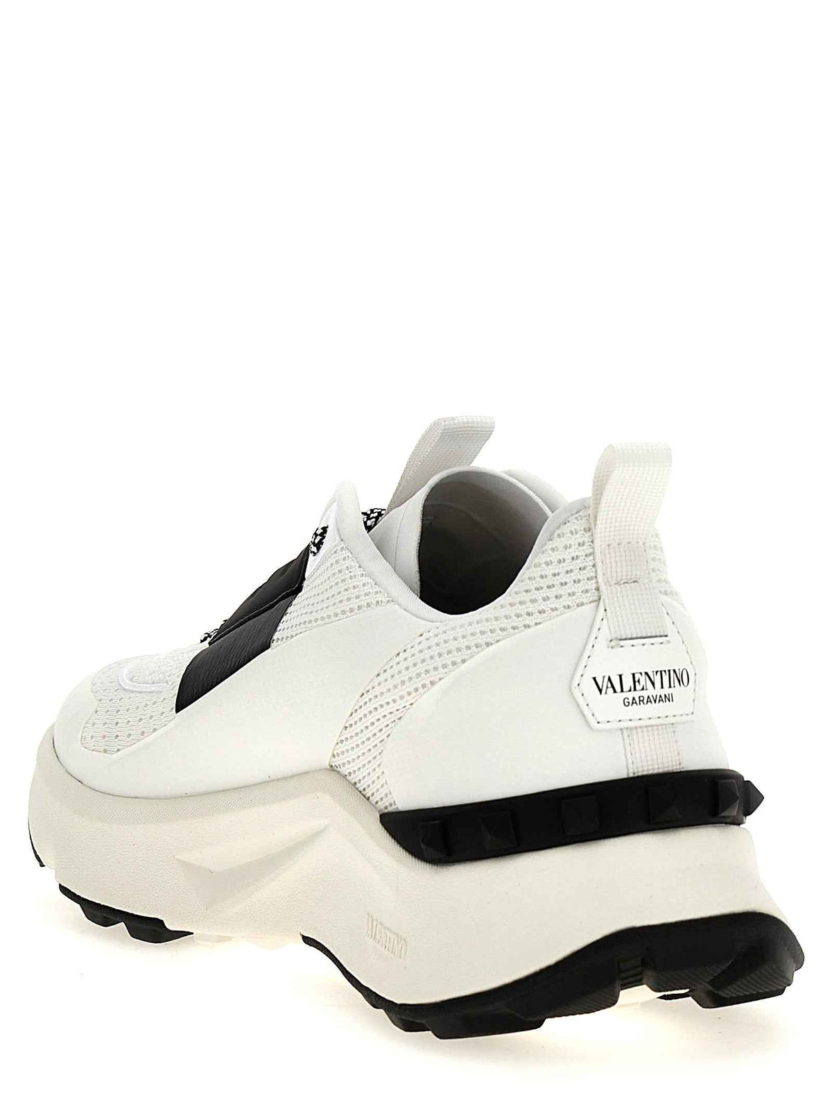 Valentino Garavani Bicolor Calfskin Athletic Sneakers
