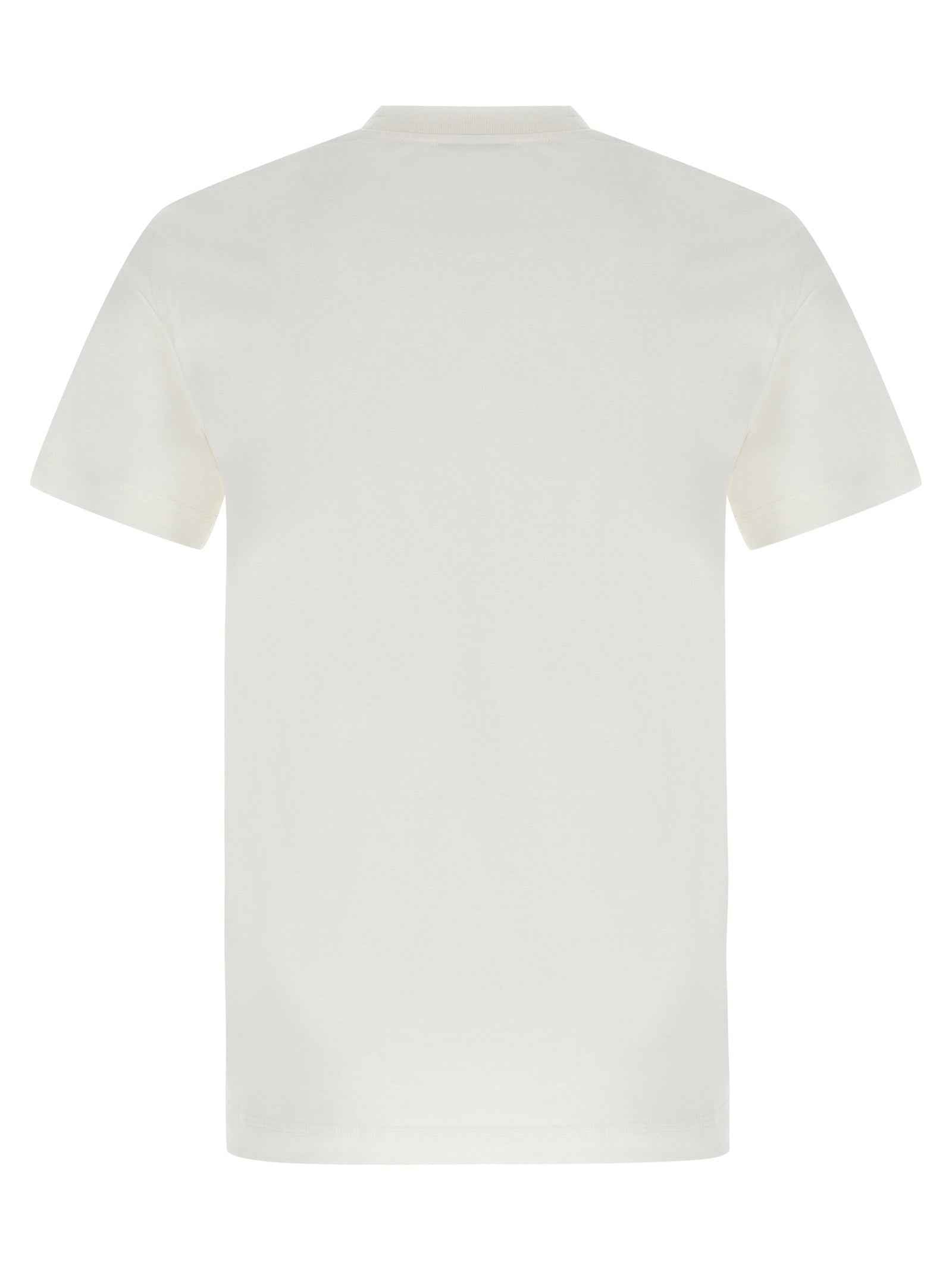 Burberry White Cotton T-Shirt