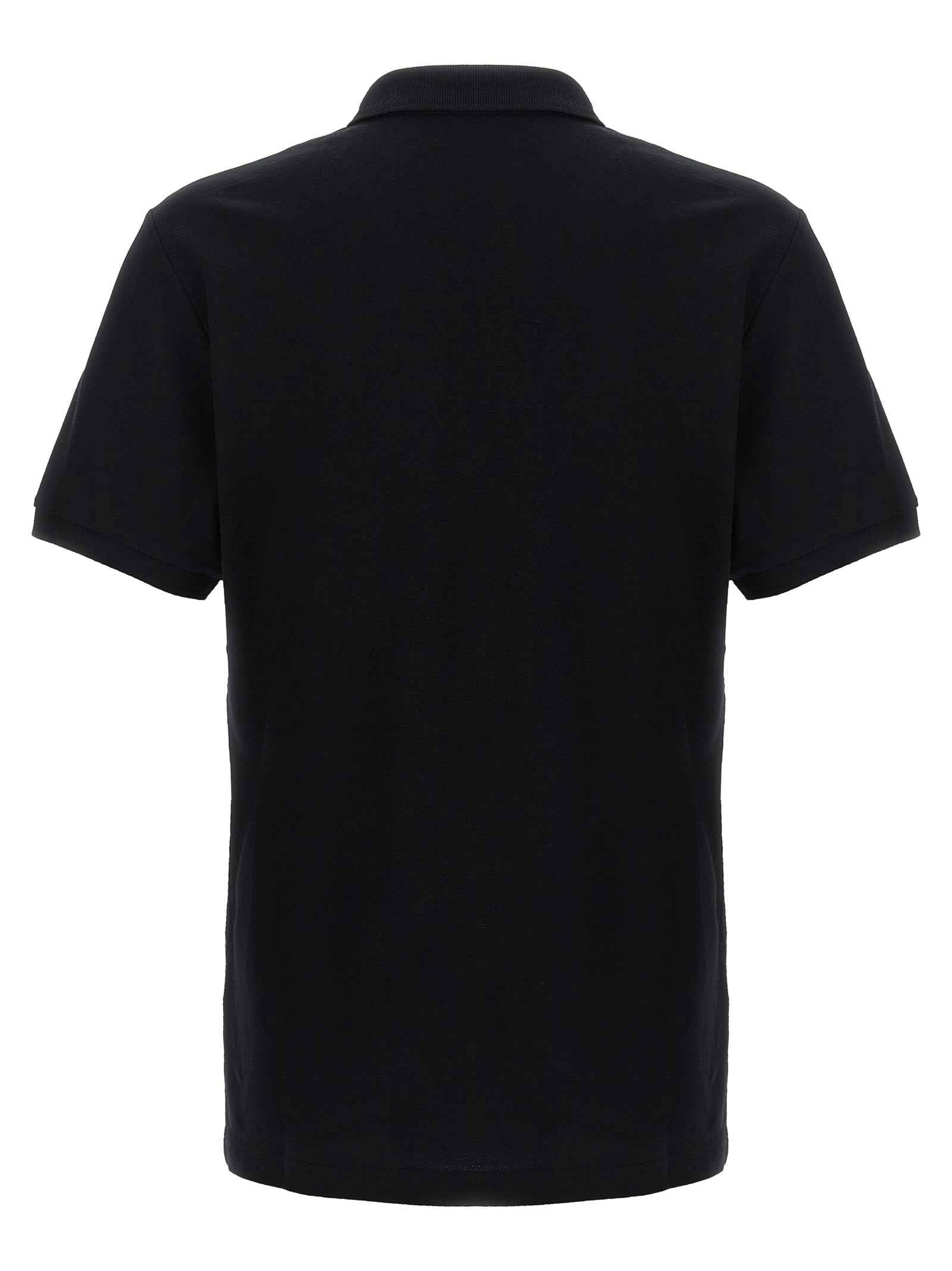 Moschino Black Cotton Polo Shirt