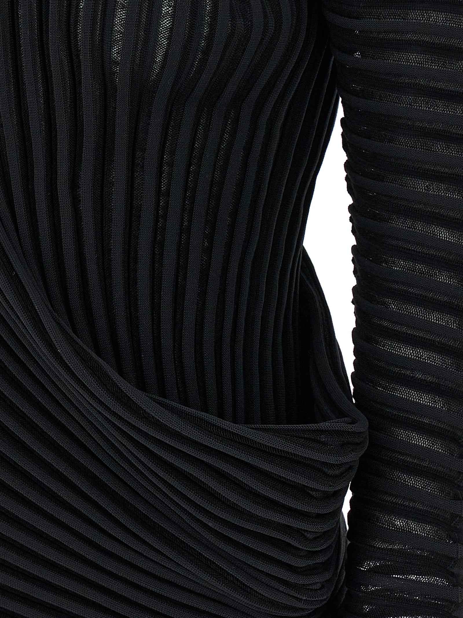Issey Miyake Black Polyester Shirt