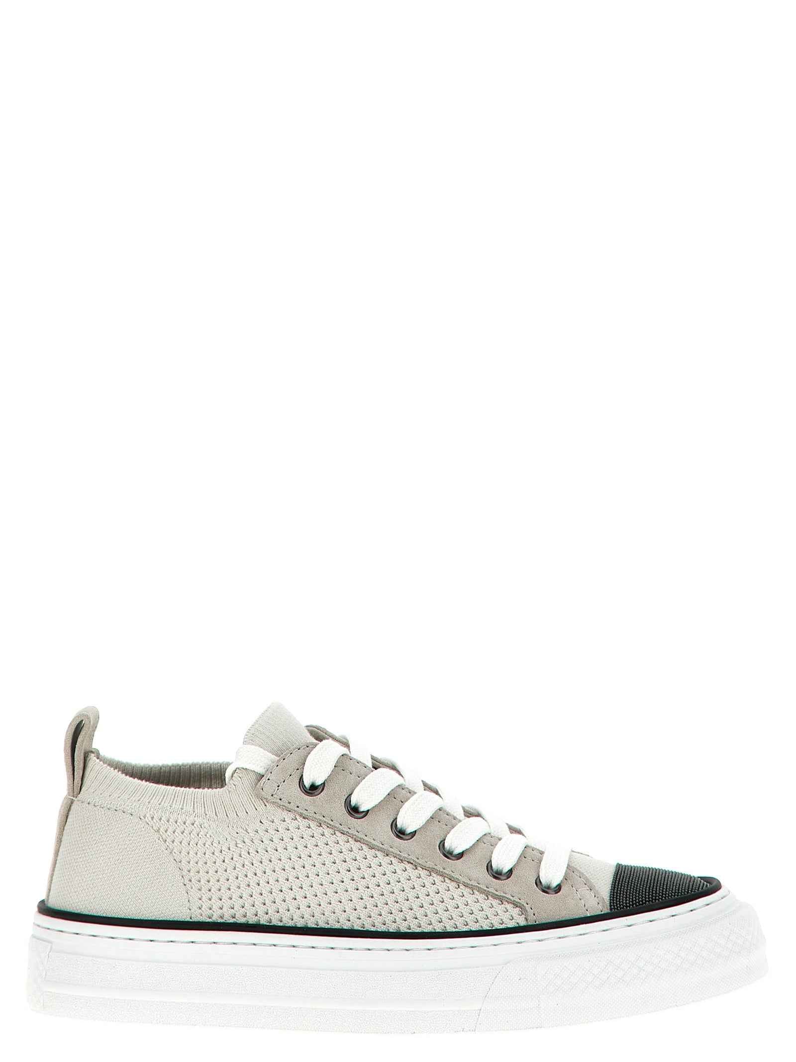 Brunello Cucinelli Multicolor Cotton Low Top Sneakers