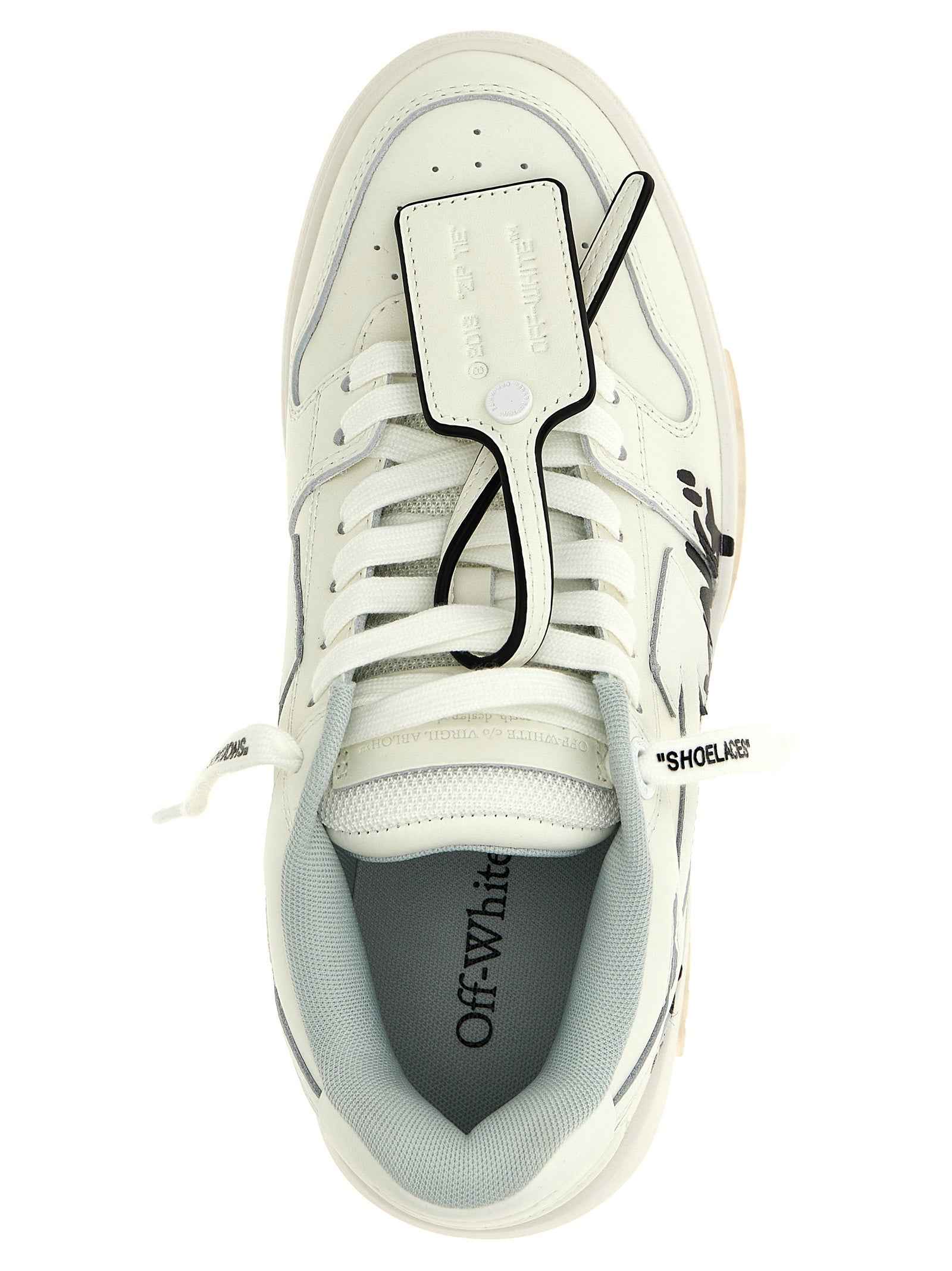 Off-White Bicolor Bovine Leather Low Top Sneakers