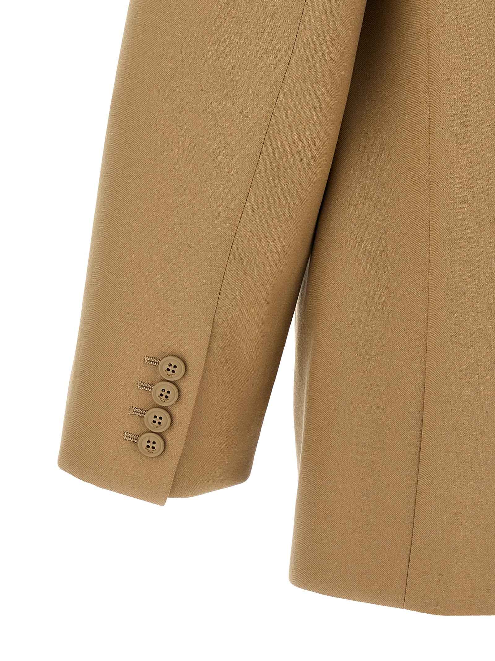 Saint Laurent Beige Wool Blazer