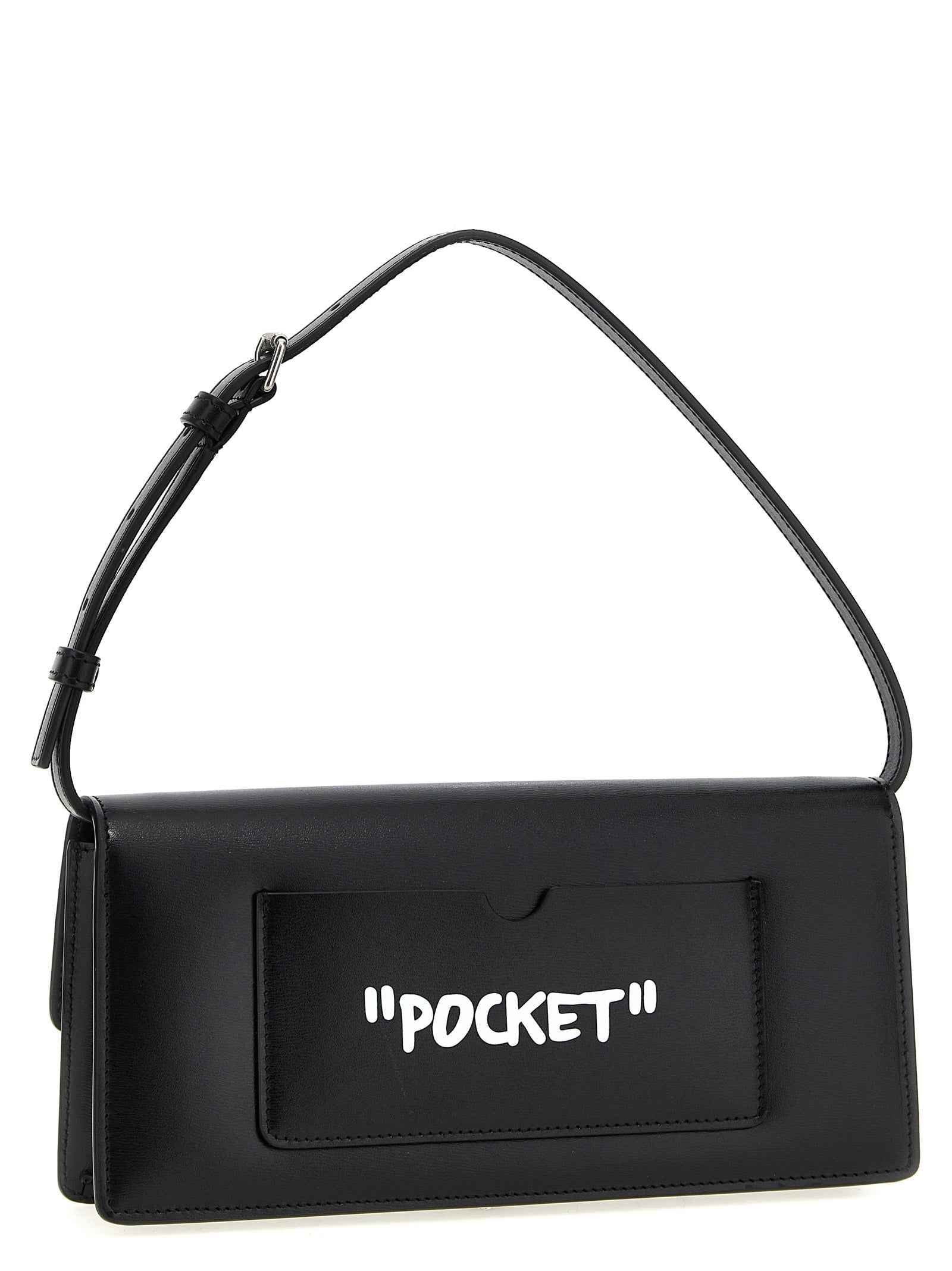 Off-White Bicolor Calfskin Shoulder Bag
