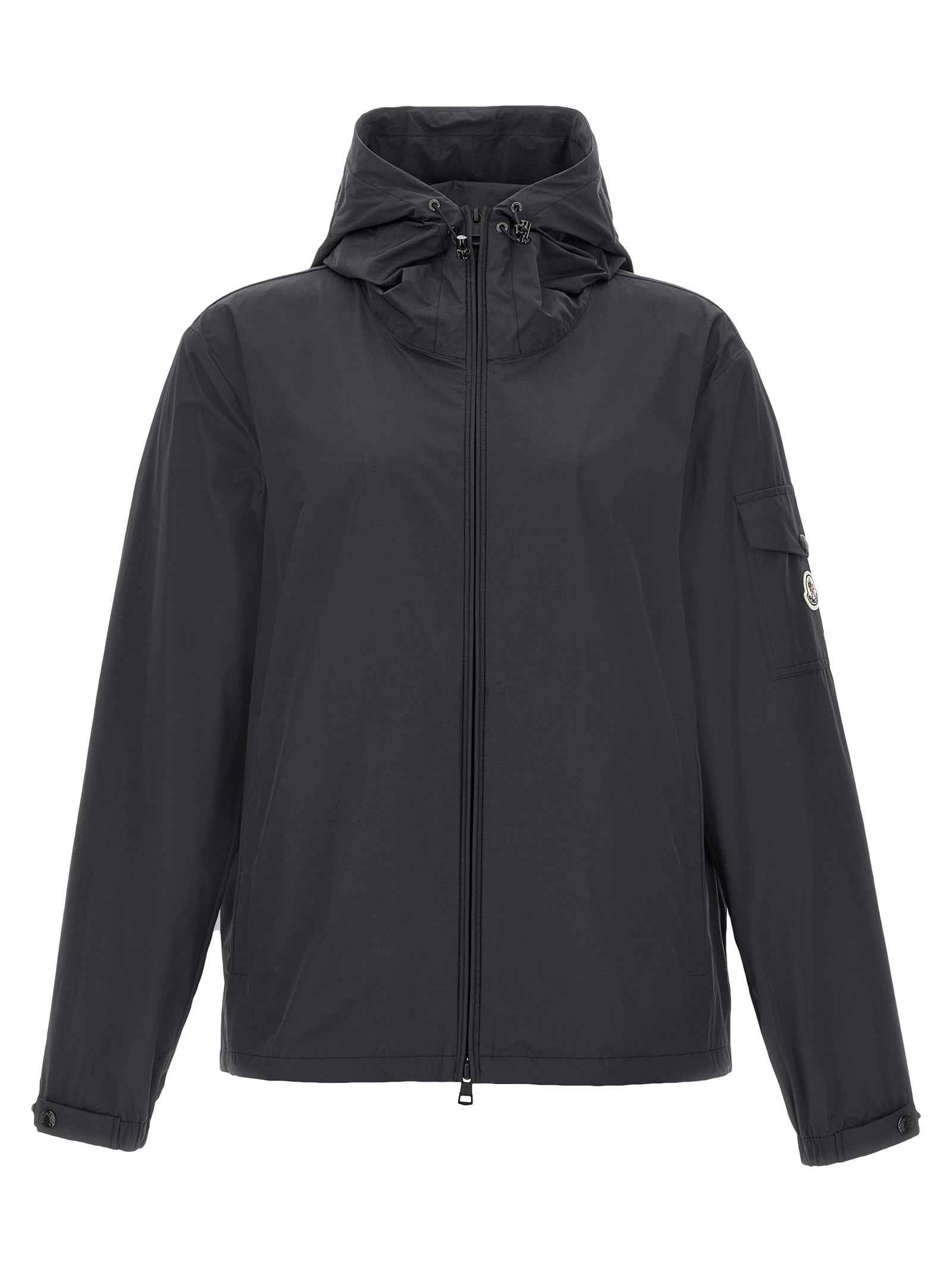 Moncler Black Polyester Shell Jacket