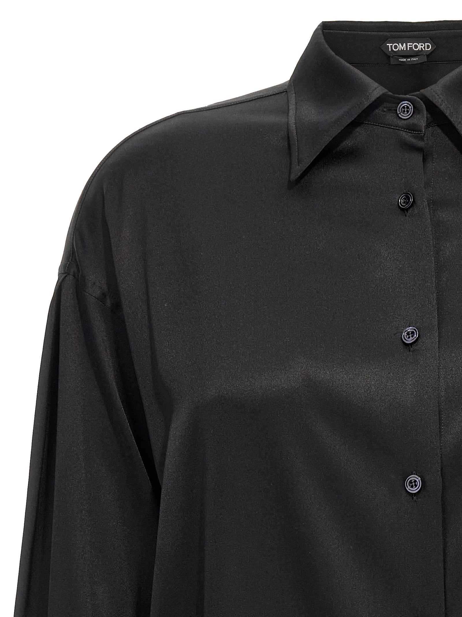 Tom Ford Black Silk Blouse