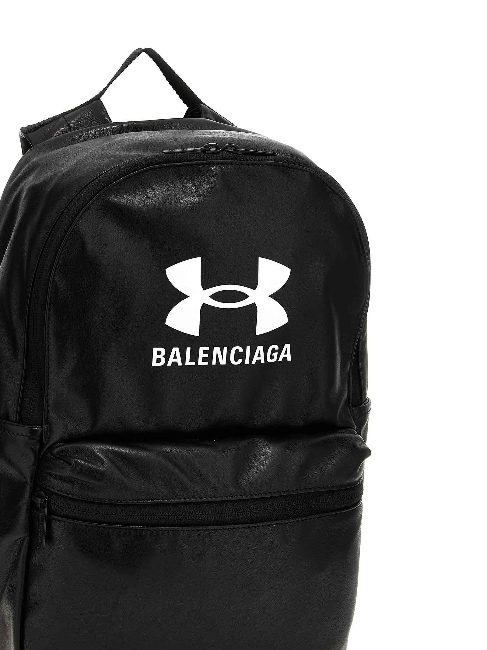 Balenciaga Bicolor Lamb Leather Backpack