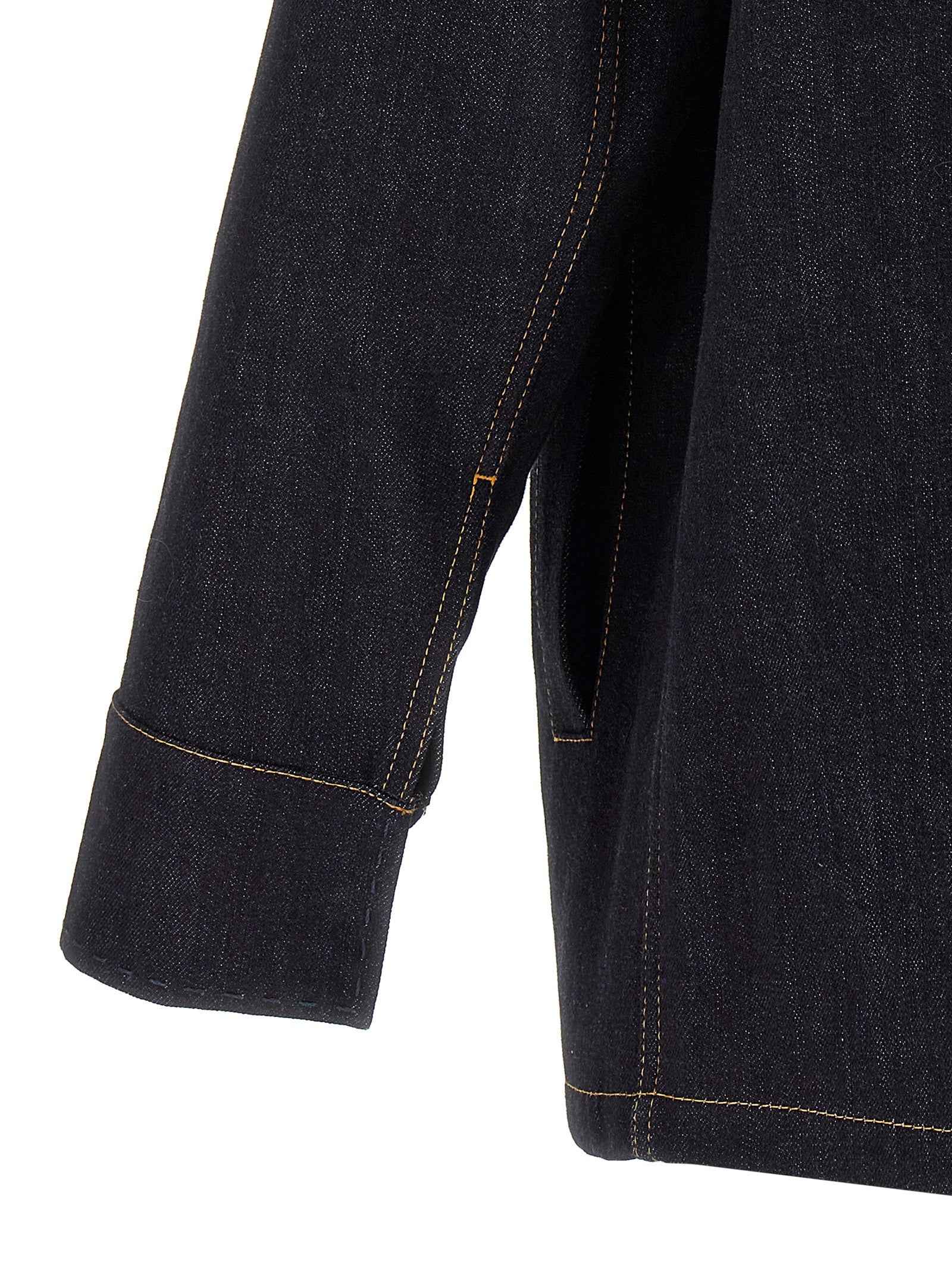 Fendi Blue Cotton Denim Jacket