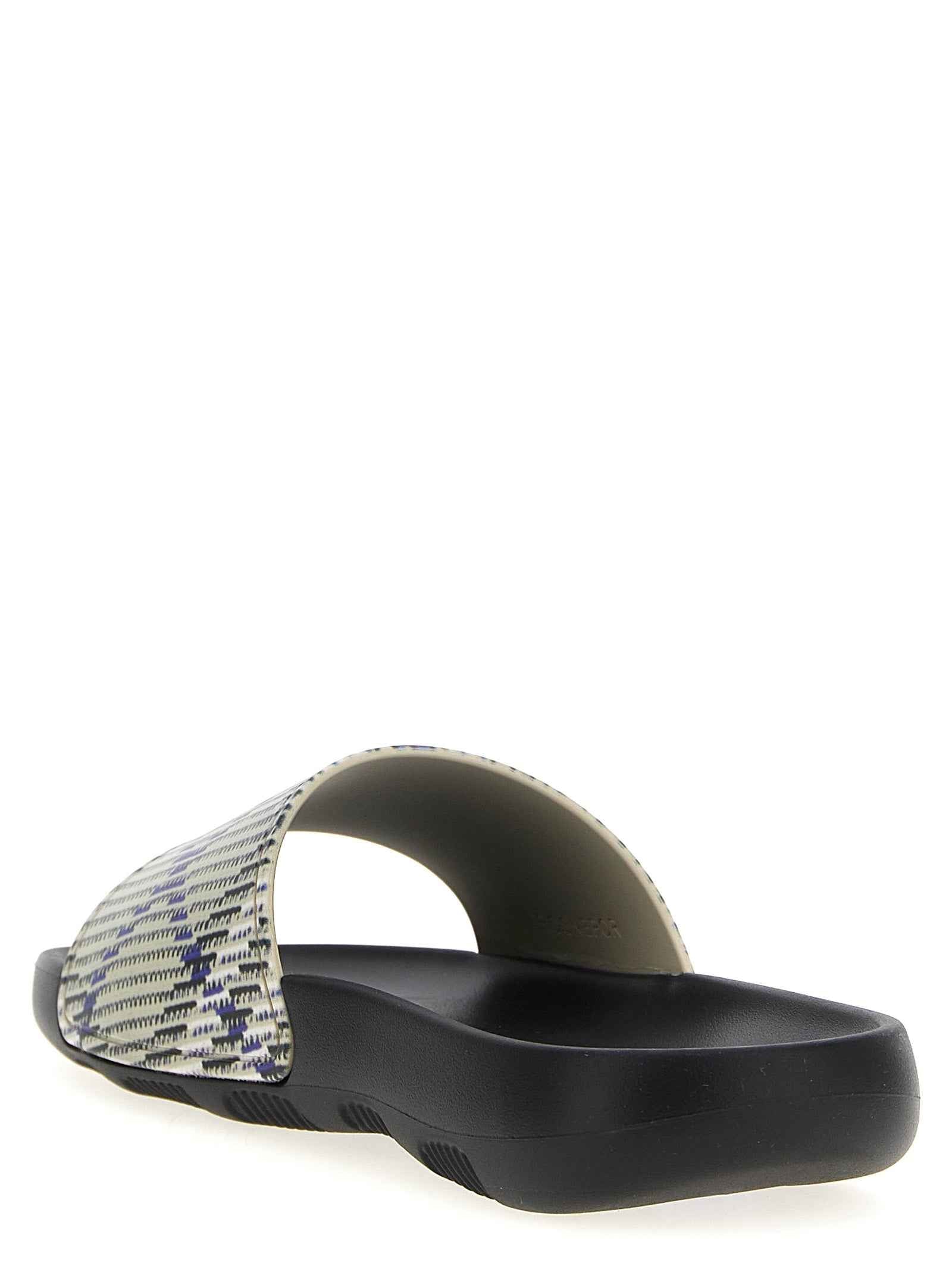 Burberry Multicolor Polyurethane Slides