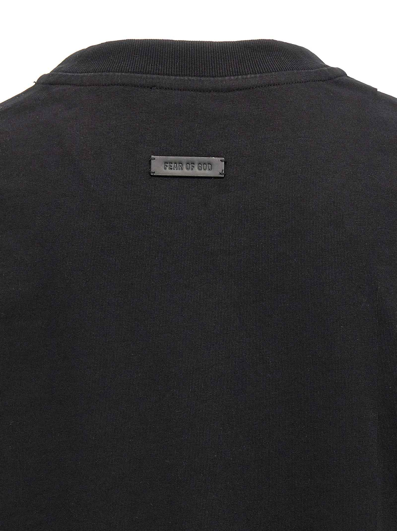 Fear Of God Black Cotton T-Shirt