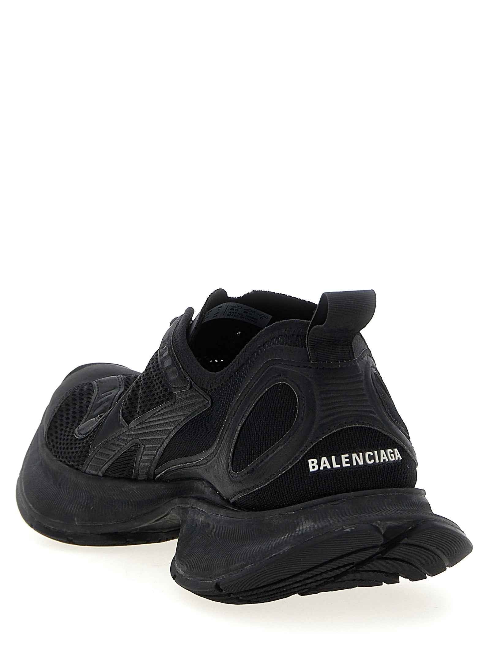 Balenciaga Black Polyester Athletic Sneakers